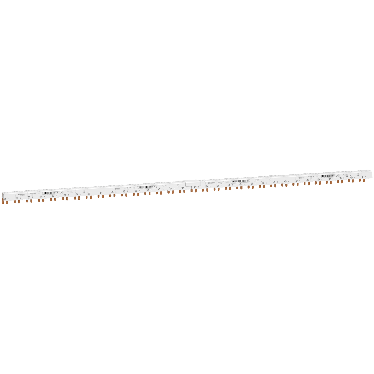 Schneider Electric-A9XPA648-Acti9 iDT40 - Peigne horizontal - 1P+N avec Aux - 9 mm - 48 modules - 80A