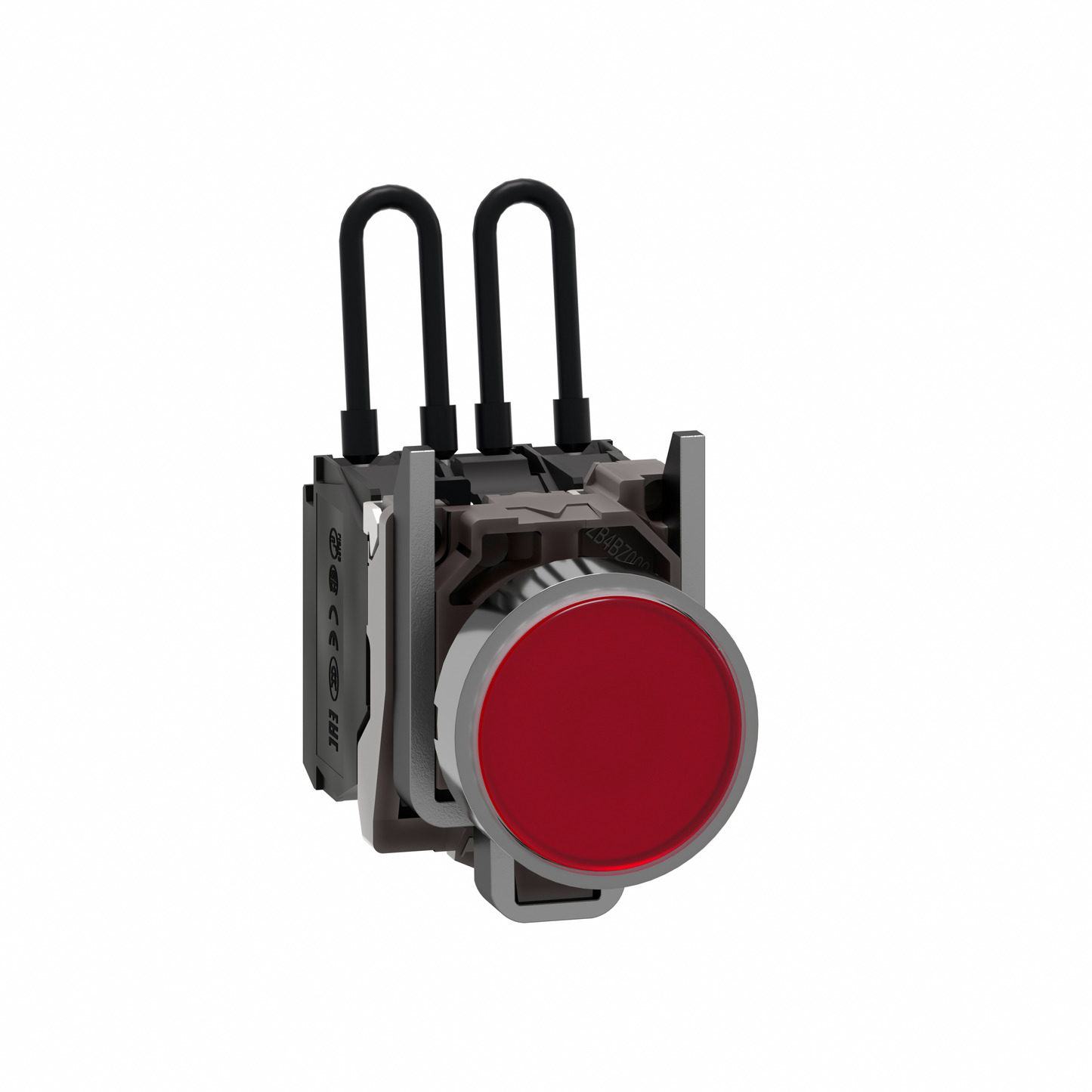 Schneider Electric-XB4BW24B5-Harmony XB4 - voyant lumineux DEL - Ø22 - test lampe - rouge - 24V - vis étrier