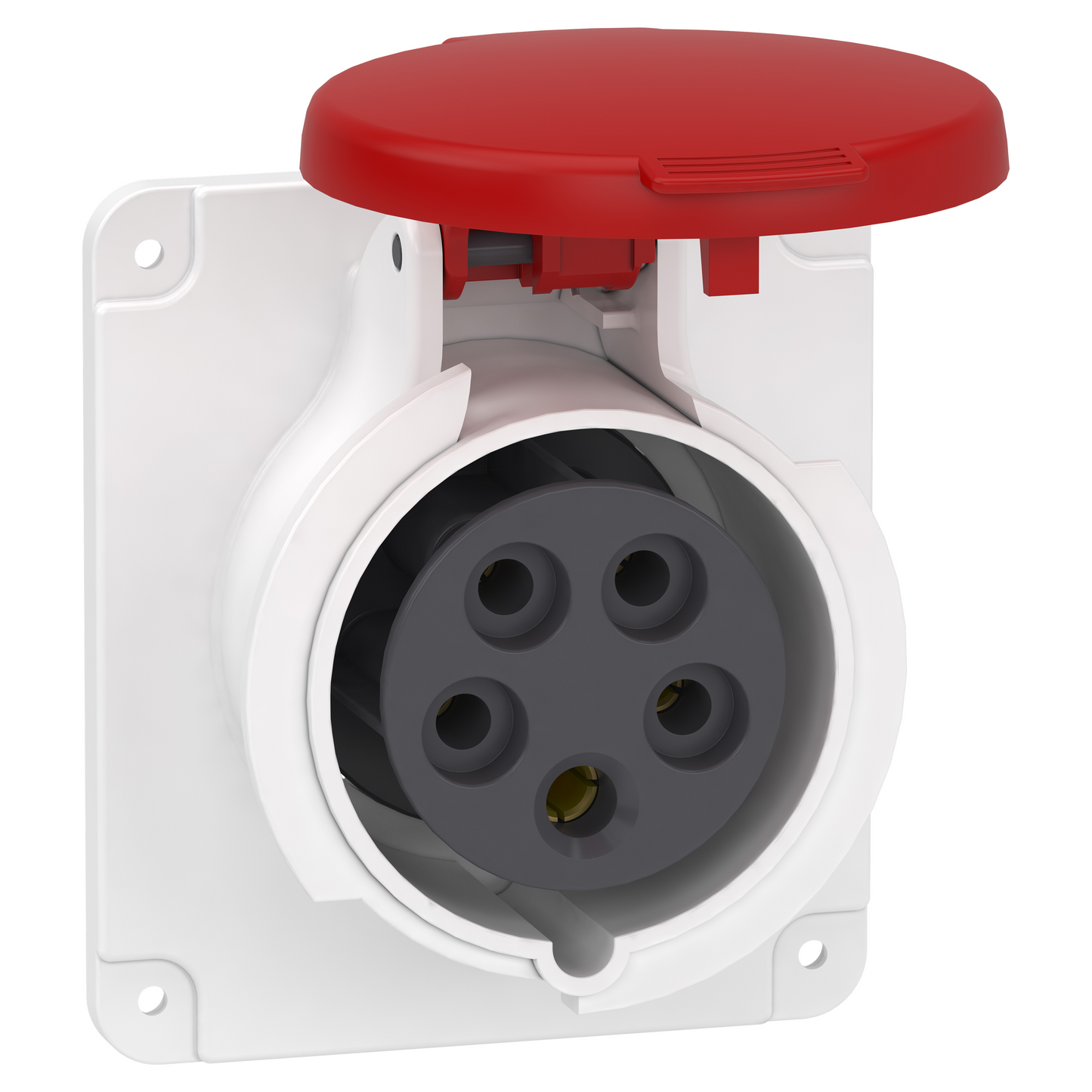 Schneider Electric-PKY16G435-Mureva - socle de prise industrielle droite 16 A - 3P+N+T - 380-415 V CA - IP44