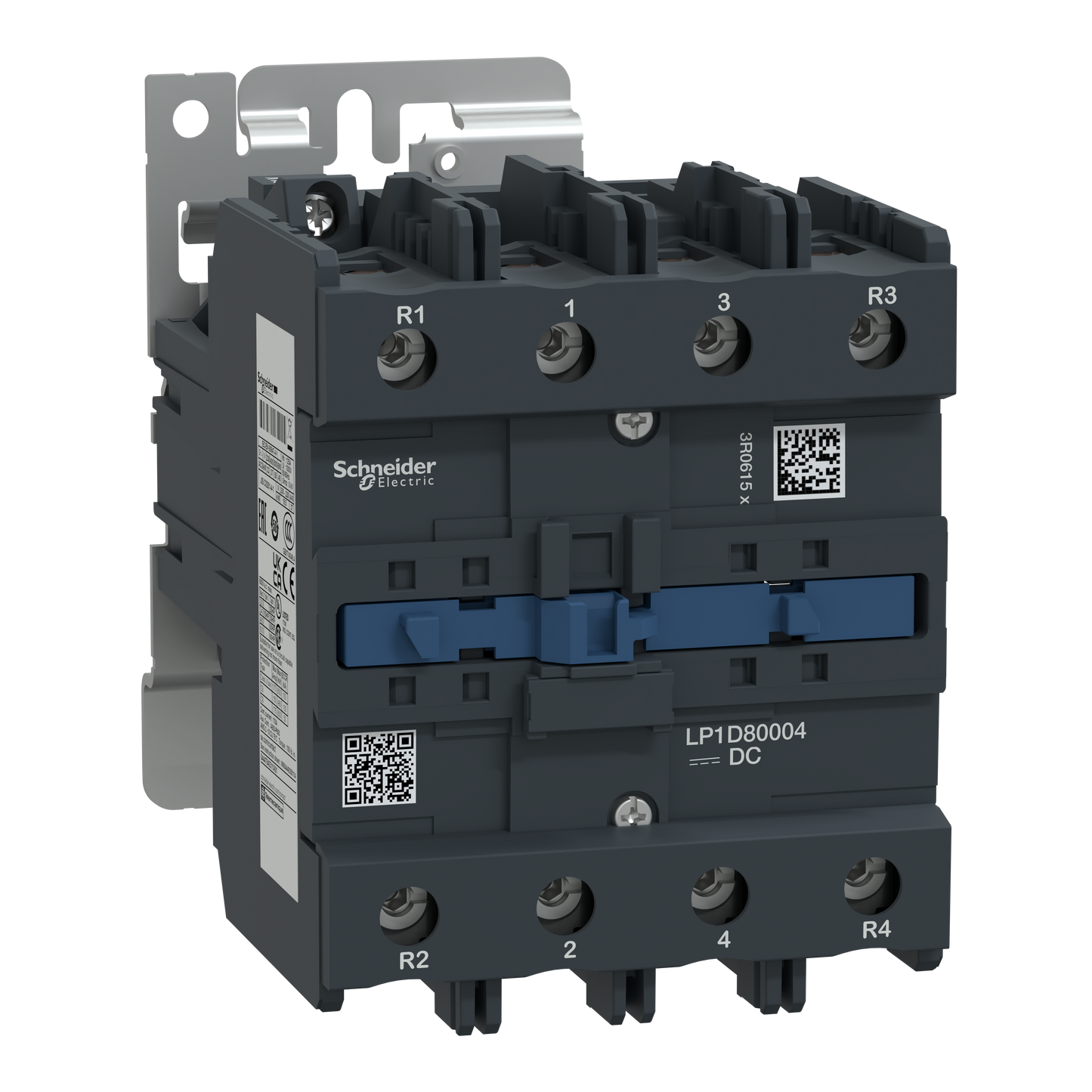 Schneider Electric-LP1D80004BD-TeSys LP1D - contacteur - 4P - AC-1 440V - 125A - bobine 24Vcc - CC standard