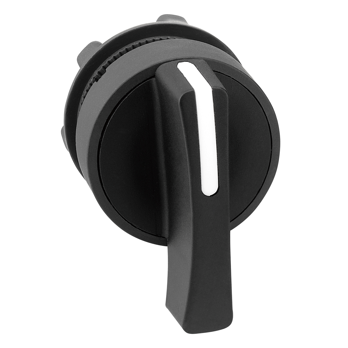 Schneider Electric-ZB5AJ8-Harmony XB5 - tête bouton tournant à crosse - Ø22 - 3 pos rap DC - noir