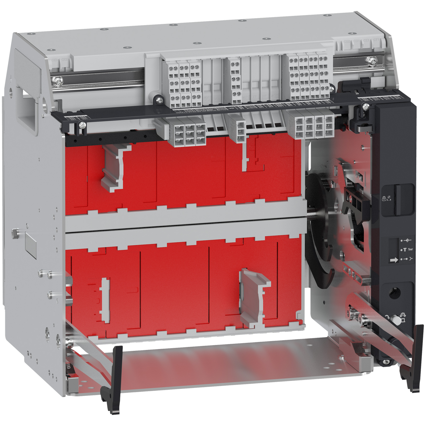 Schneider Electric-33726-ComPacT NS - châssis - 4P - sans raccordement - débrochable - pour NS1600
