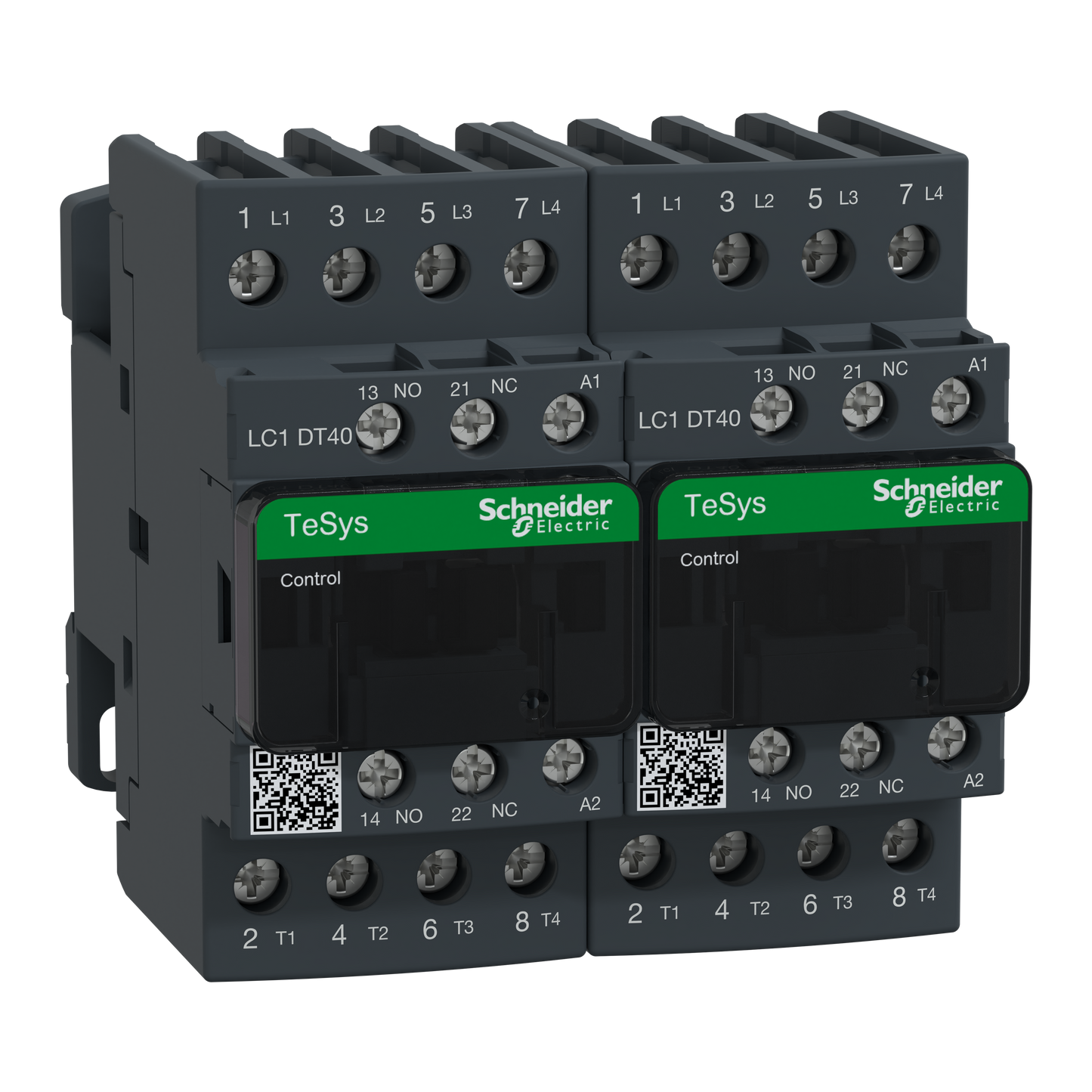 Schneider Electric-LC2DT40E7-TeSys LC2D - contacteur inverseur - 4P - AC-1 440V - 40A - bobine 48Vca