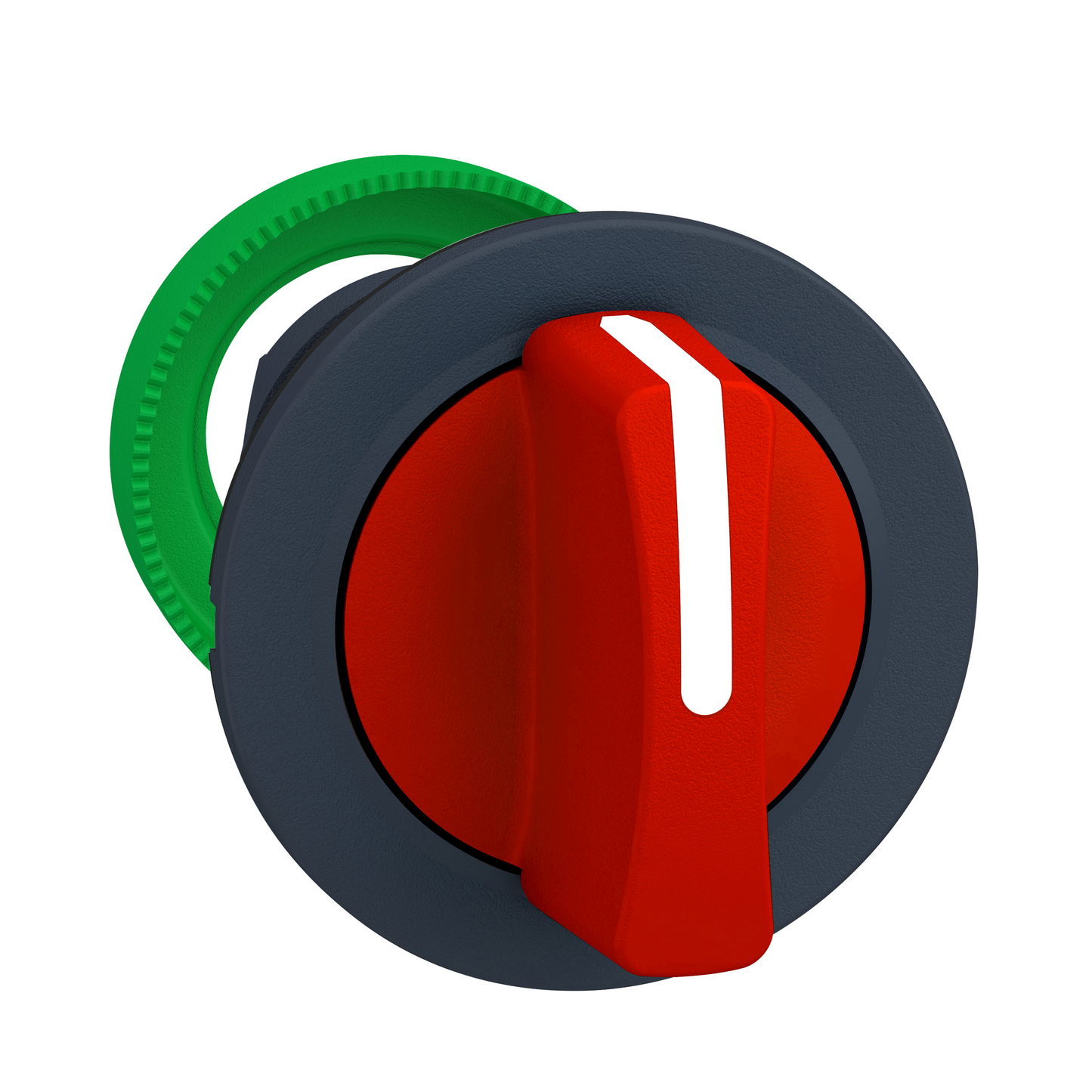 Schneider Electric-ZB5FD504-Harmony XB5 - tête bouton tournant manette - flush - 3 pos rap C - rouge