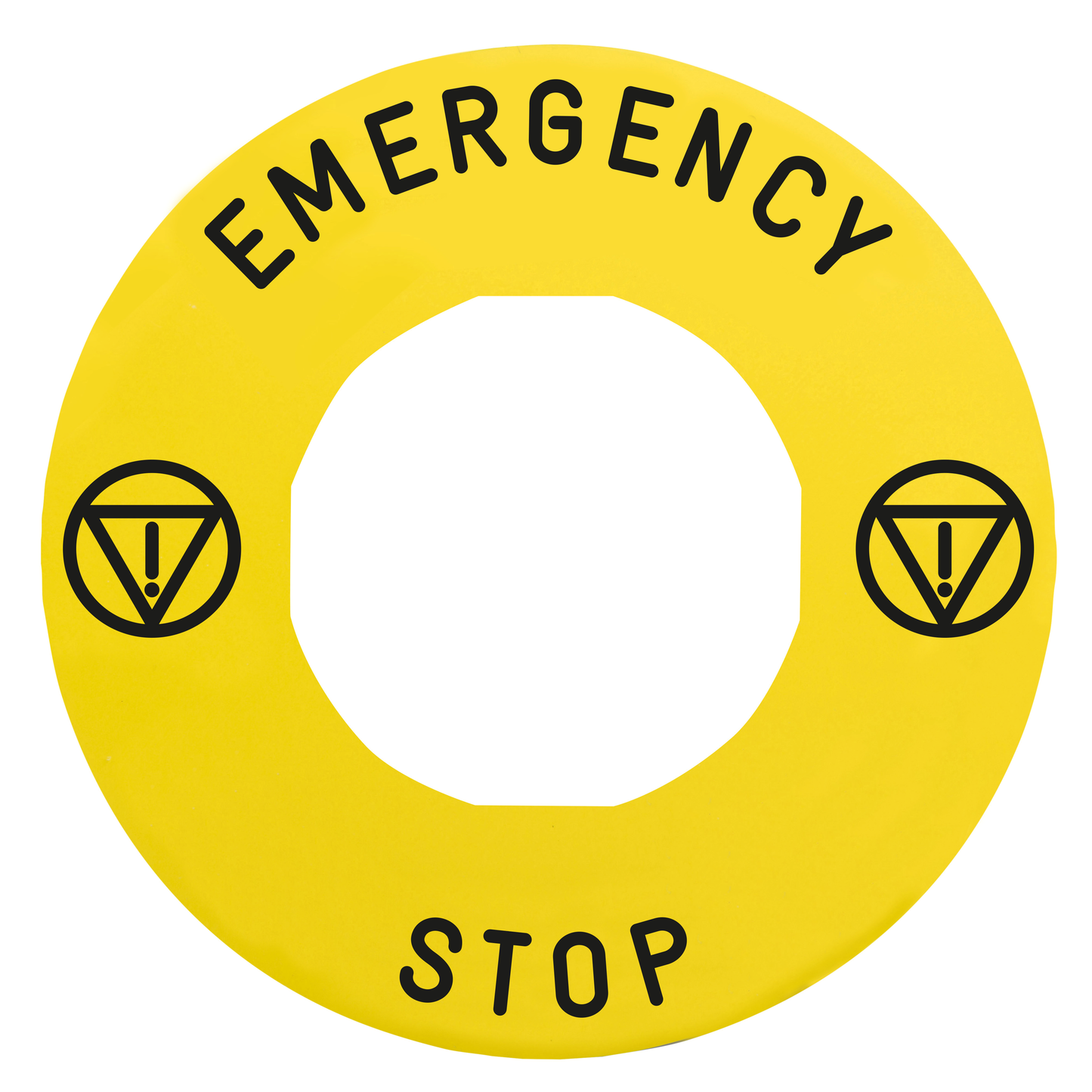 Schneider Electric-ZBY9330T-box of 10 * ETIQUETTE JAUNE EMERGENCY