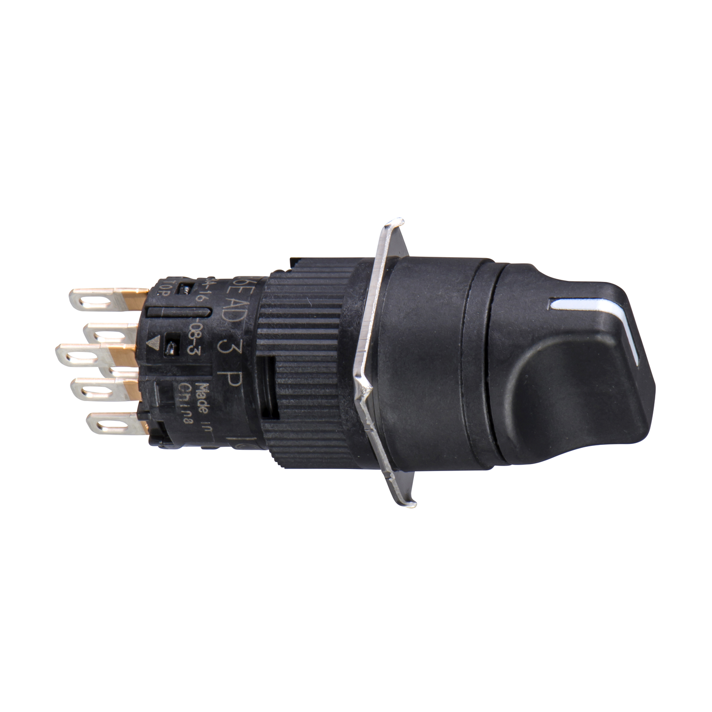 Schneider Electric-XB6EAD221P-Harmony XB6 - bouton tournant - Ø16mm - à manette - 2 positions - 1OF - noir