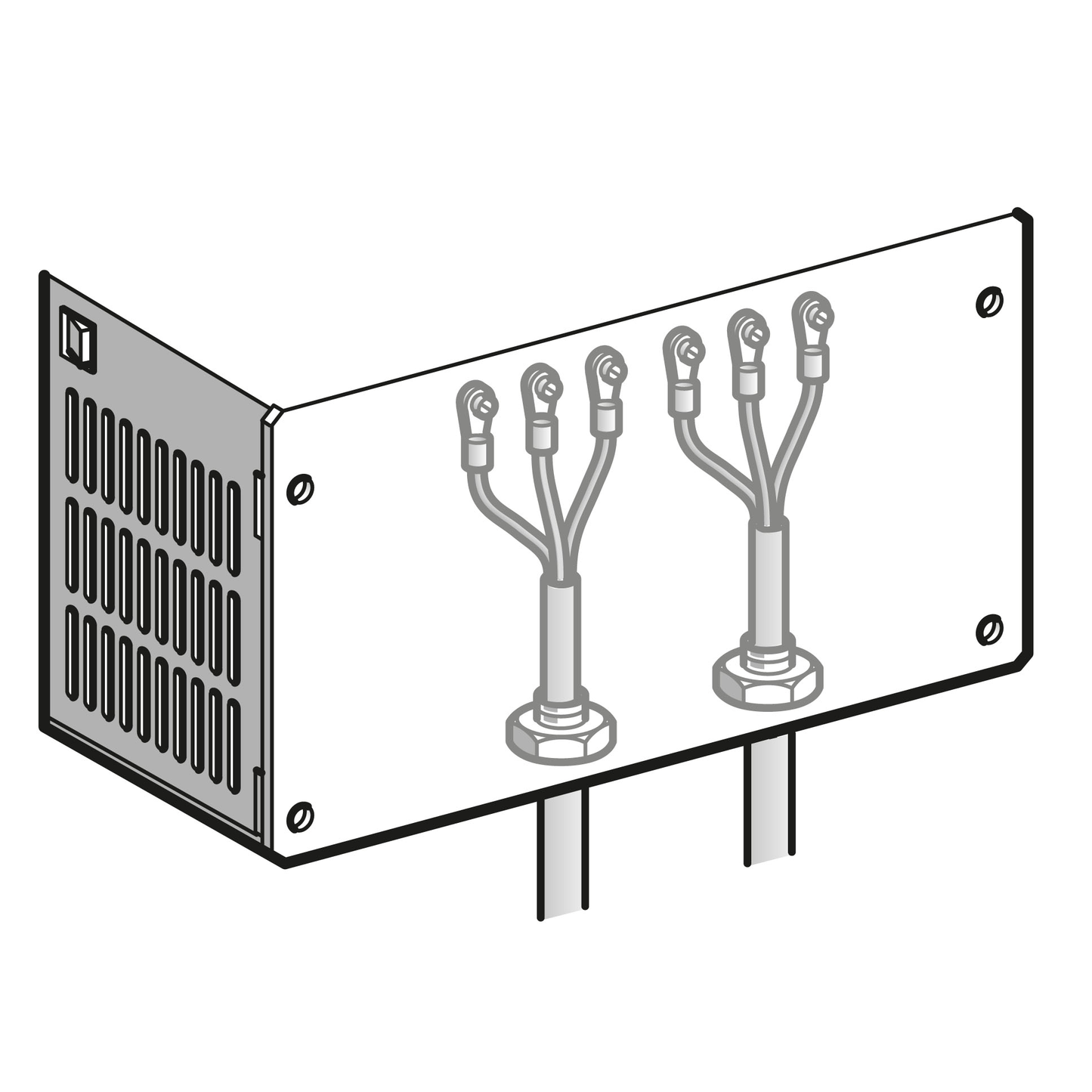 Schneider Electric-VW3A31815-Altivar - kit de conformité - type 1 UL - monté sous variateur de vitesse ATV31