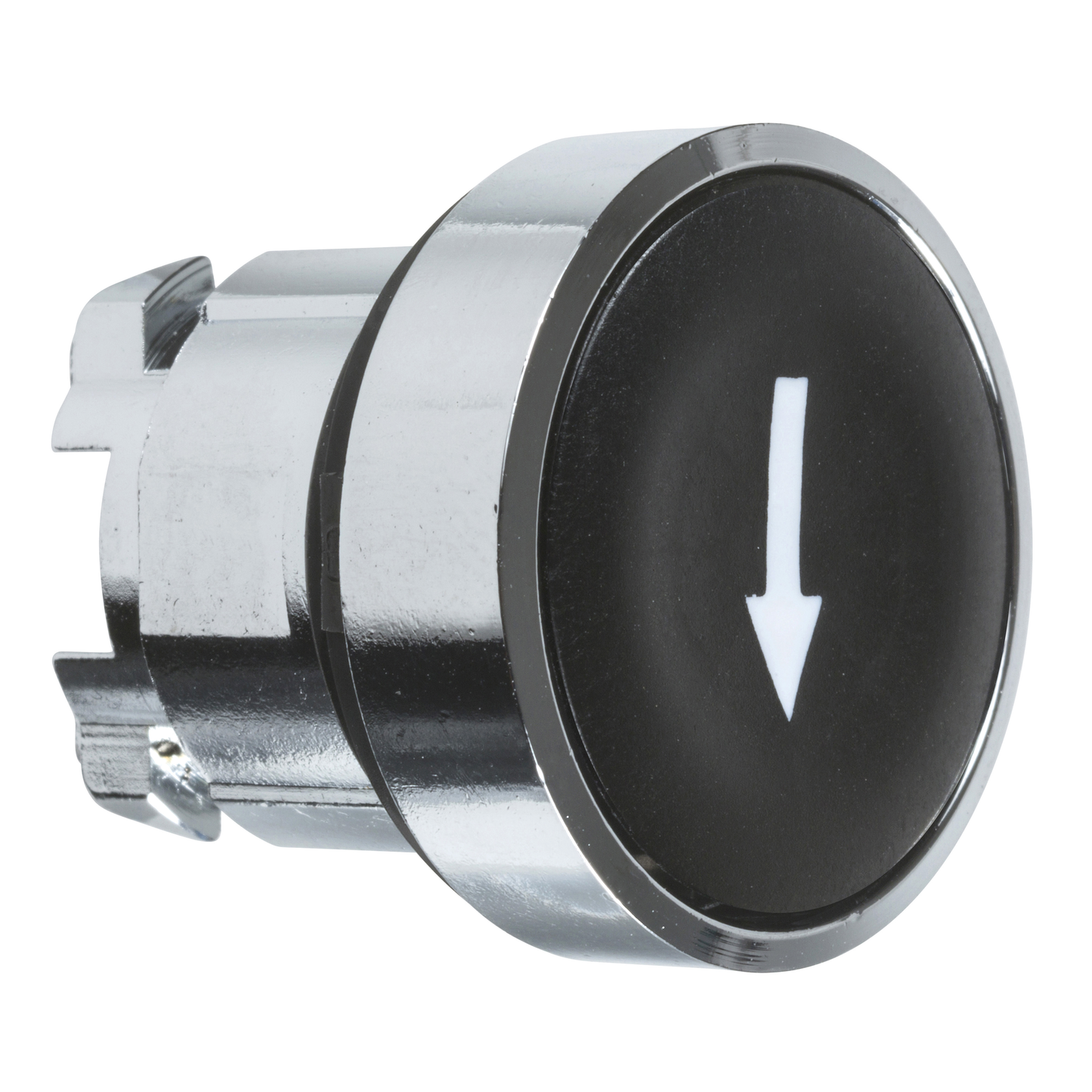 Schneider Electric-ZB4BA335-Harmony XB4 - tête bouton poussoir - affleurant - Ø22 - noir - texte '?'