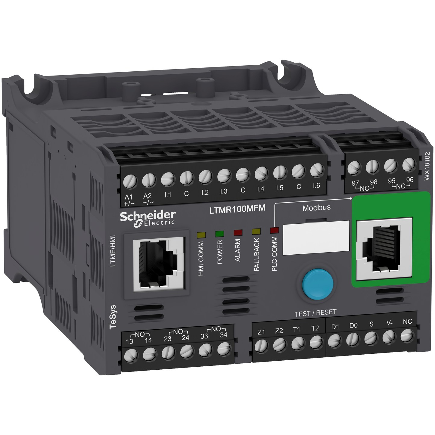 Schneider Electric-LTMR100MFM-TeSys T contrôleur moteur LTM R, Modbus, 100 à 240 V CA, 5…100 A