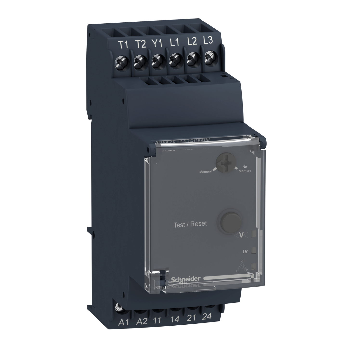 Schneider Electric-RM35TM250MW-Harmony RM35-T relais de contrôle tension et temp du moteur - 24..240Vca/cc - 2F