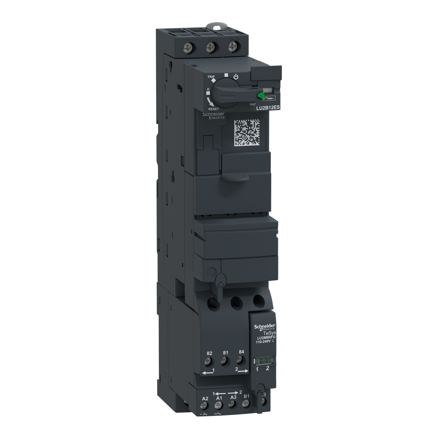 Schneider Electric-LU2B12ES-TeSys U - base puissance - 12A - circ. de cont. bornes à vis-étriers 48..72Vcc