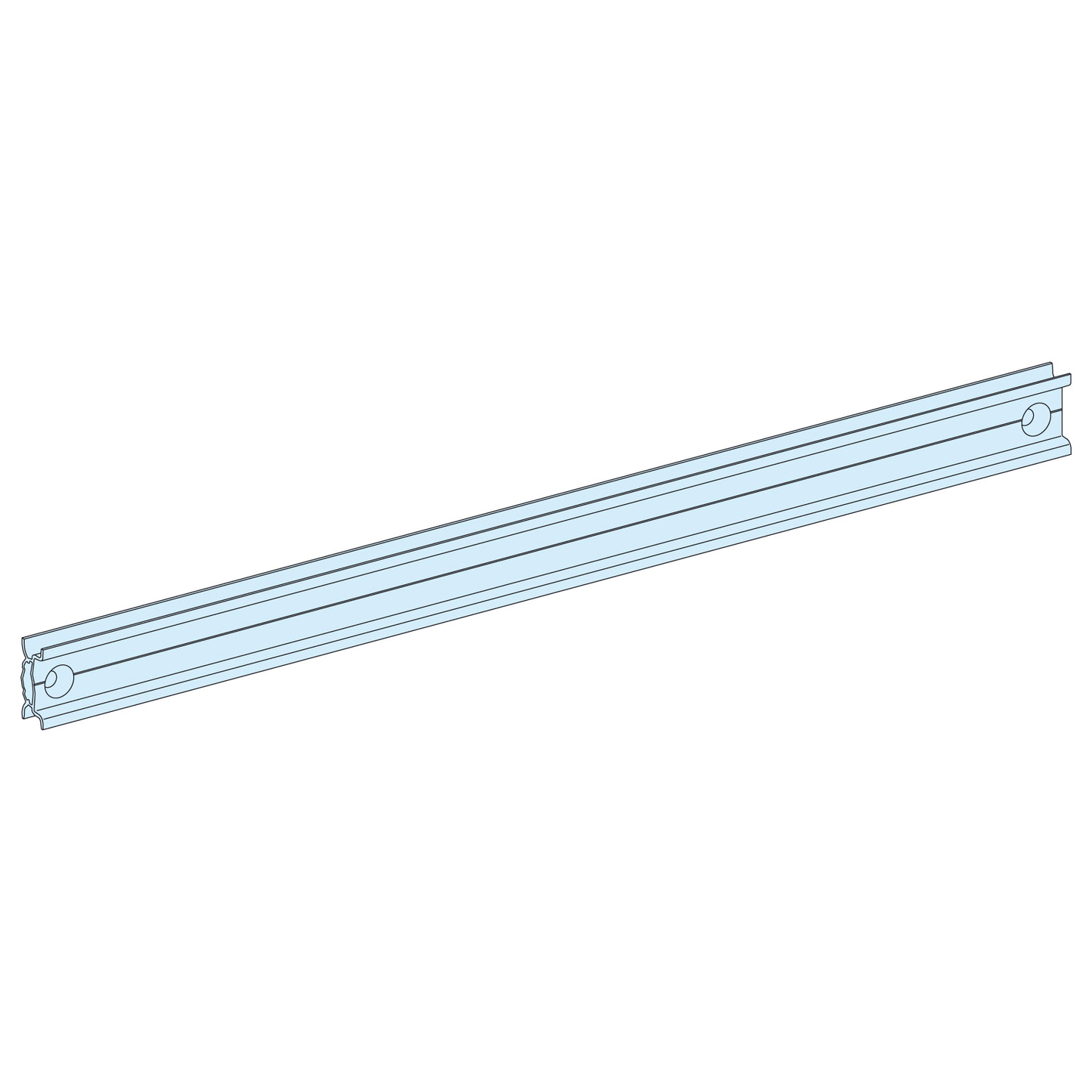 Schneider Electric-LVS03004-Rail en fond app. mod. L600
