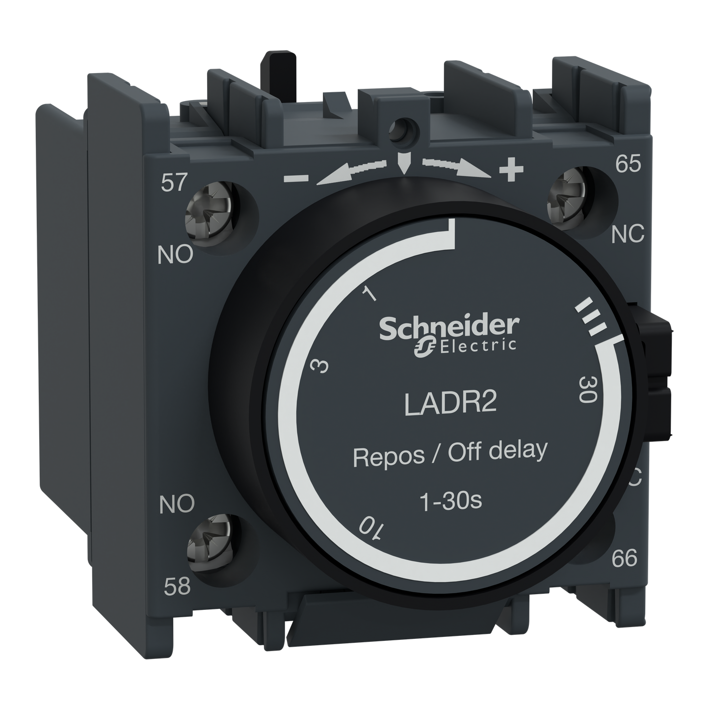 Schneider Electric-LADR2-TeSys D - bloc de contacts auxiliaires - 1F+1O - bornes à vis-étriers