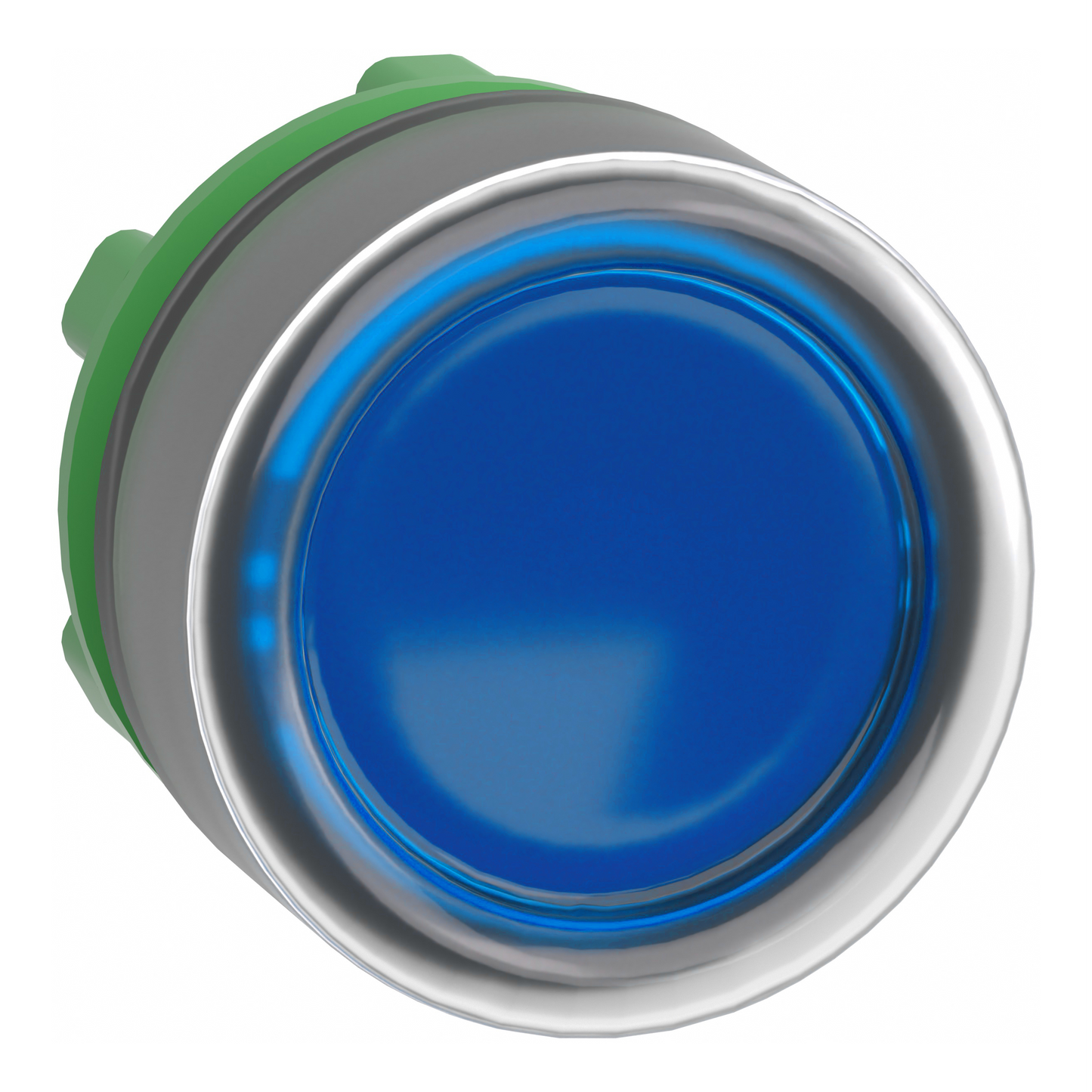 Schneider Electric-ZB5AW563-Harmony XB5 - tête bouton poussoir lumineux DEL - Ø22 - capuchonné - bleu
