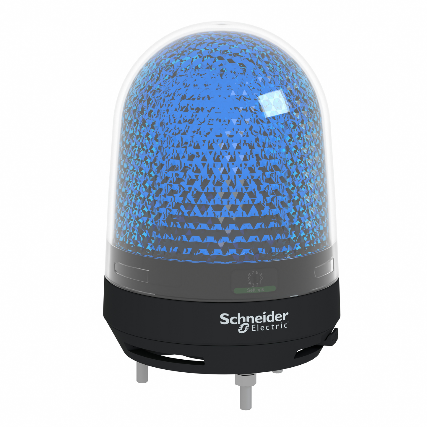 Schneider Electric-XVR3B06S-Harmony XVR3 - feu tournant bleu - avec buzzer - 12-24Vcc