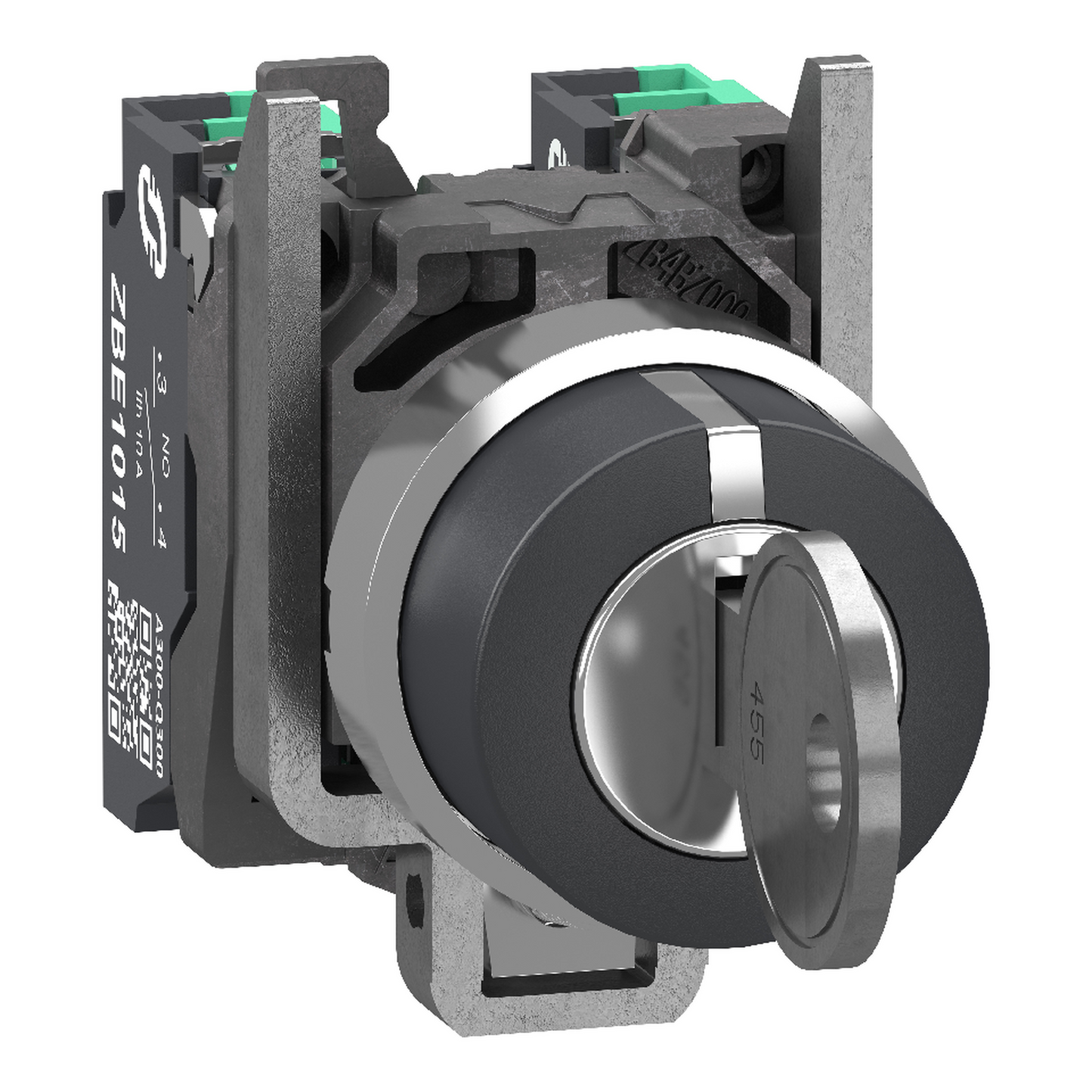 Schneider Electric-XB4BG035-BT CLE 3 POS GCD 1F PUSH IN