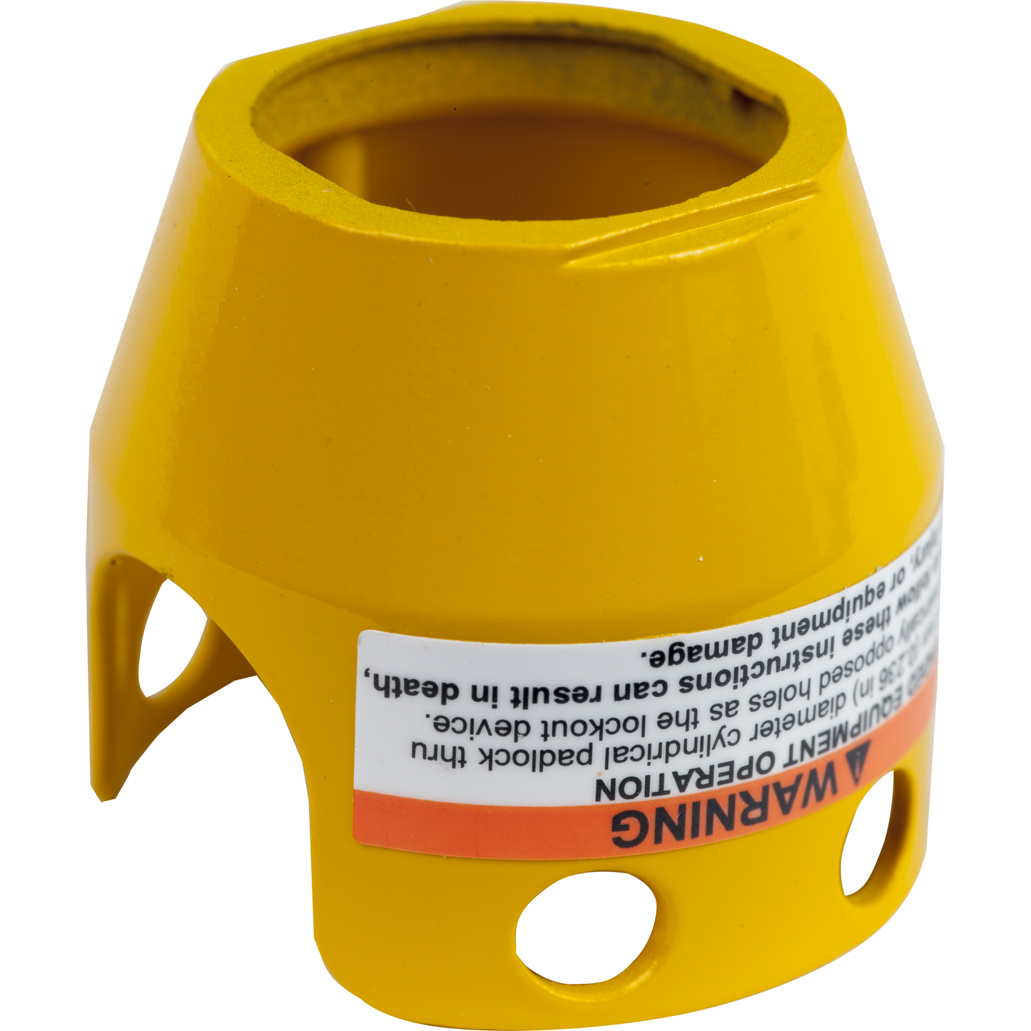 Schneider Electric-ZBZ1605-Harmony - garde métallique jaune pour arrêt d'urgence Ø40