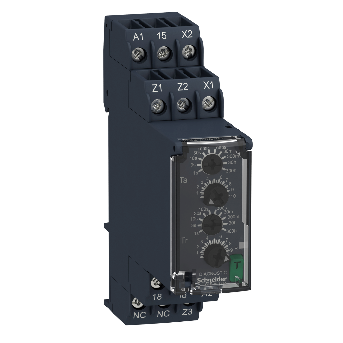 Schneider Electric-RE22R1MLMR-Harmony Time RE22 - relais tempo multifonctions - 1OF - 24 à 240Vca/cc