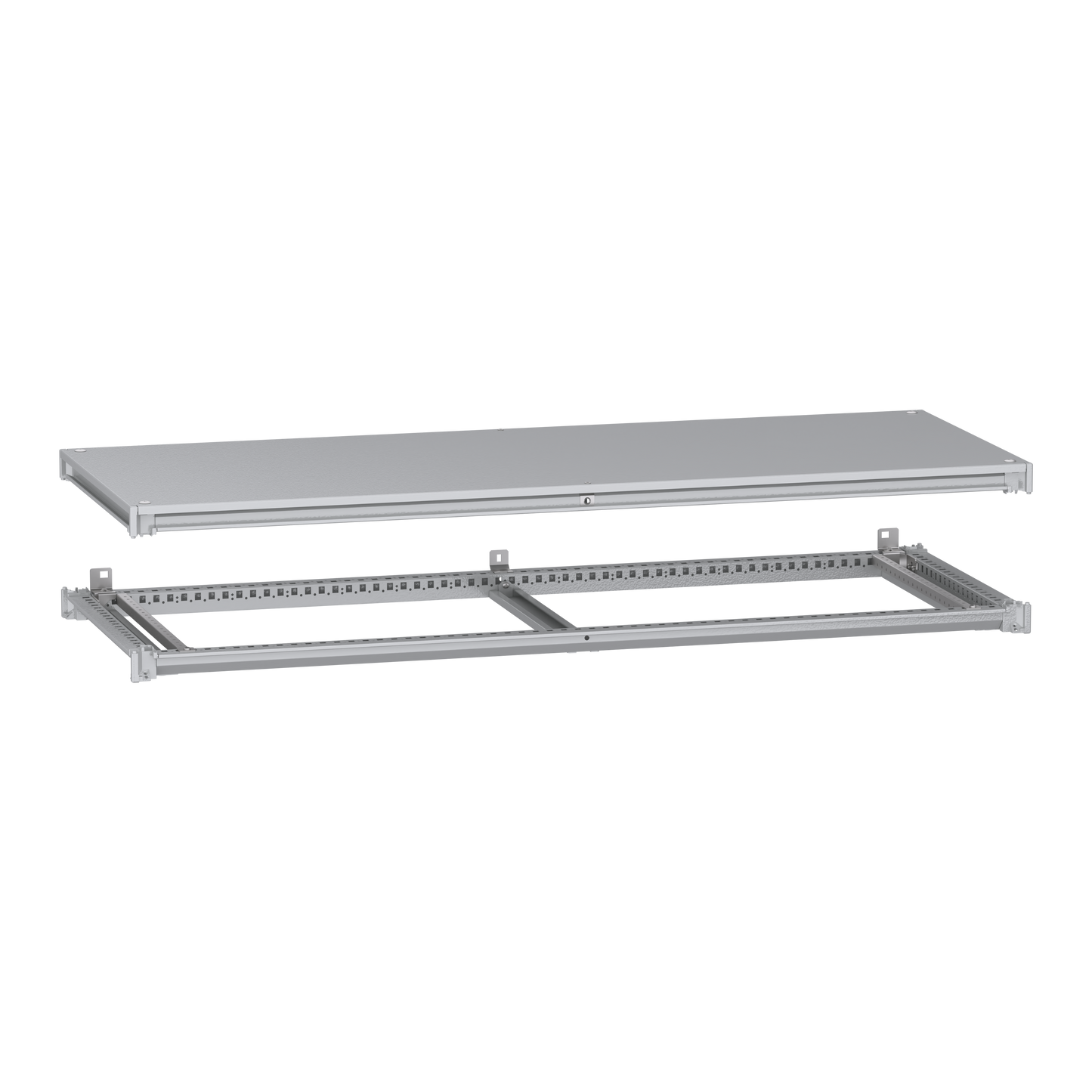 Schneider Electric-NSYSFNC166-PanelSeT SFN Kit - cadre supérieur et inférieur - 1600x600 mm (Hxl)