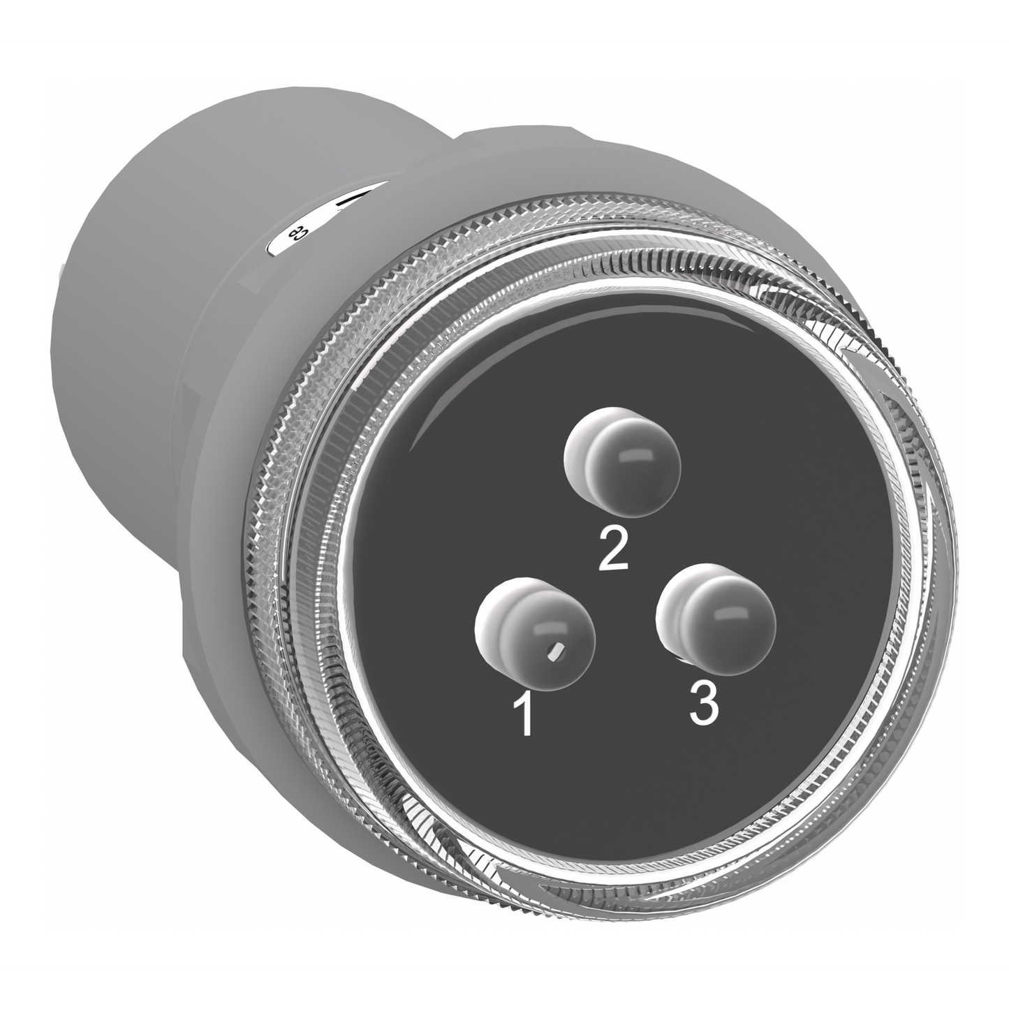 Schneider Electric-XB5EV57L4-Harmony XB5 - Voyant de présence 3 phases - LED - blanches - 400VAC