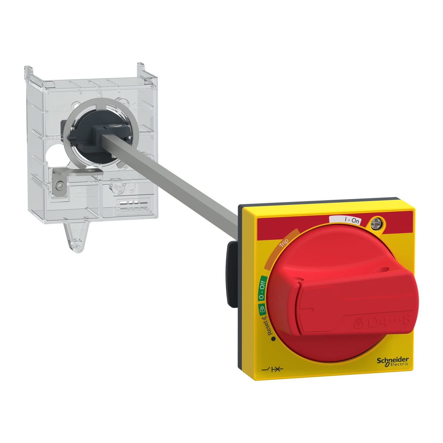 Schneider Electric-GV3APN02-TeSys GS - kit poignée - IP65 - pour GV3L et GV3P - rouge