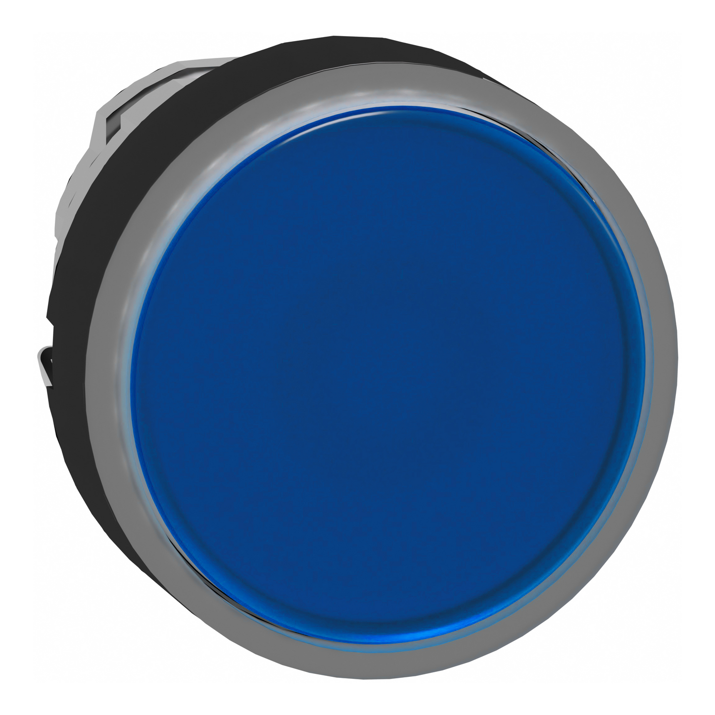 Schneider Electric-ZB4BW3637-Harmony XB4 - tête bouton poussoir lumineux DEL - Ø22 - bleu