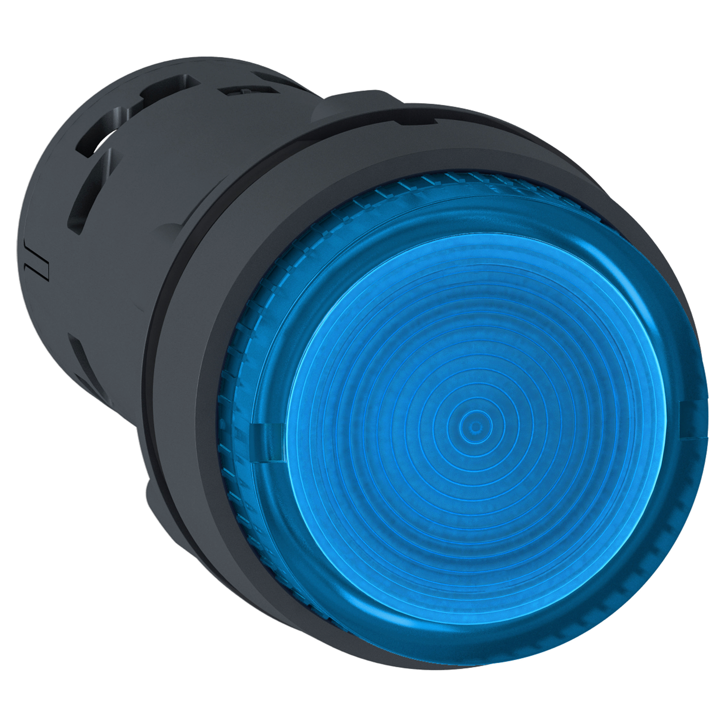 Schneider Electric-XB7NW36B1-Harmony bouton poussoir lumineux - Ø22 - LED bleue - à impulsion - 1F - 24v