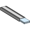 Schneider Electric-LVS04753-PrismaSeT G - Barre souple isolée - 32x8mm - L= 1800mm