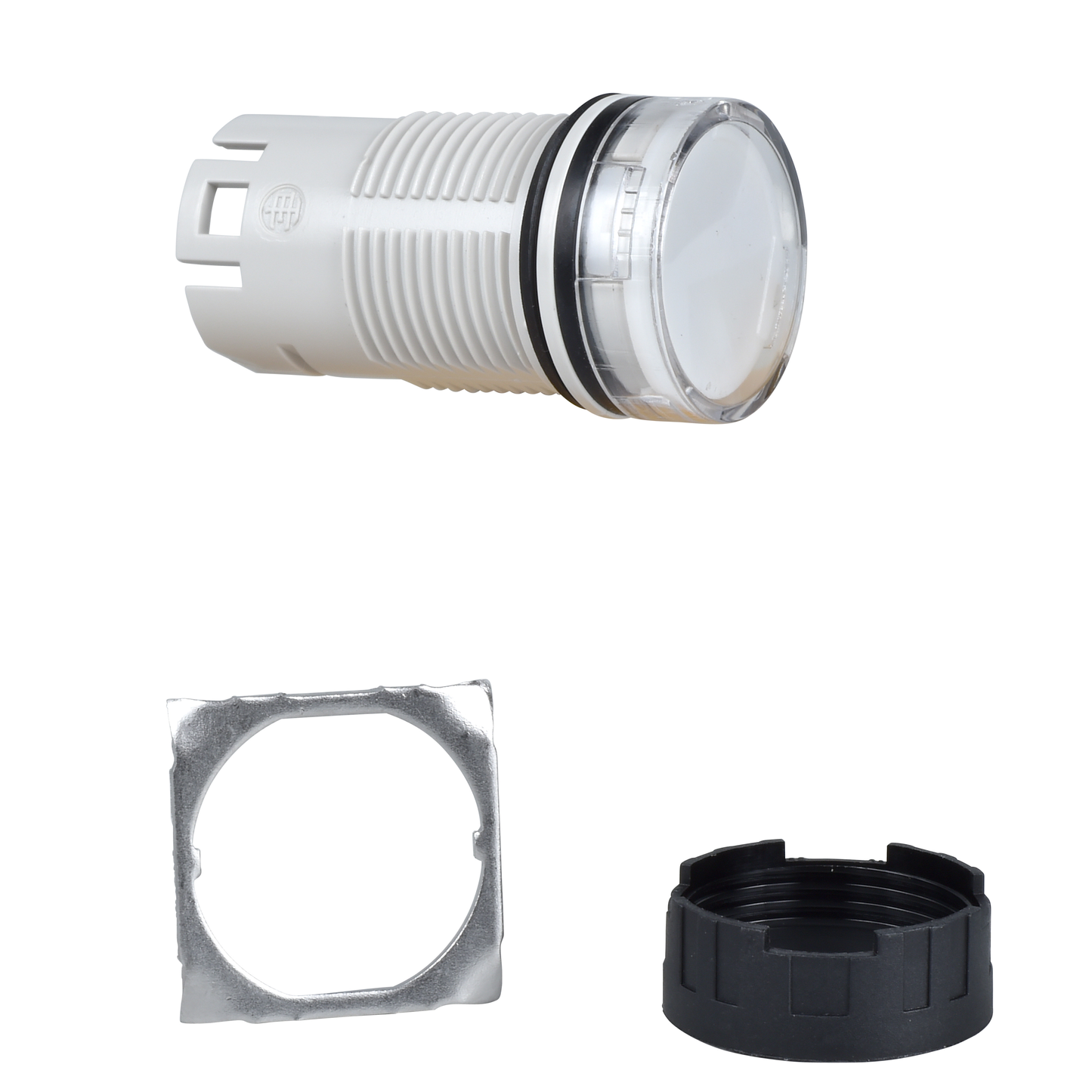 Schneider Electric-ZB6AV1-Harmony ZB6 - tête ronde pour voyant - Ø16mm - cabochon lisse - blanc