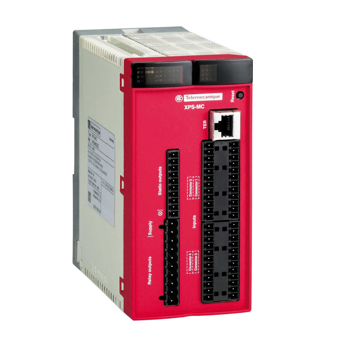 Schneider Electric-XPSMC32Z-Preventa XPS-MC - contrôleur sécu - 24Vcc - 32 entrées - signal. 46 DEL