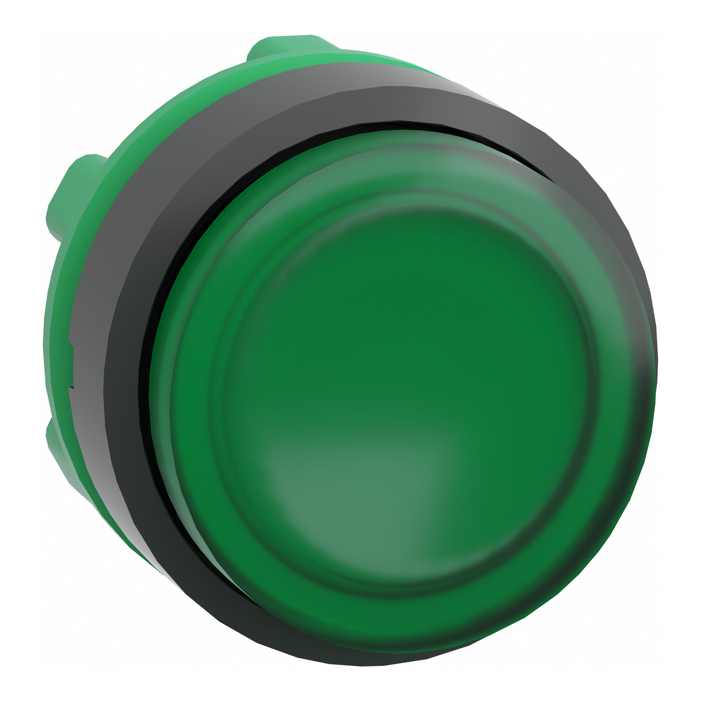Schneider Electric-ZB5AW133-Harmony XB5 - tête bouton poussoir lumineux DEL - Ø22 - dépassant - vert