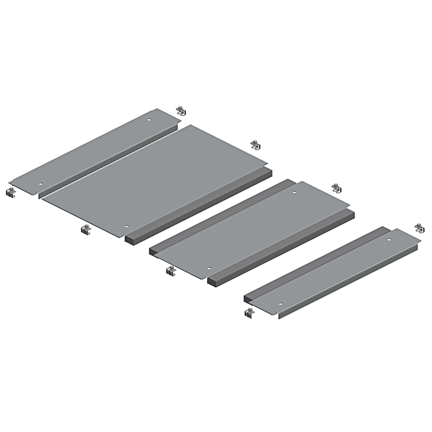 Schneider Electric-NSYEC662-PanelSeT Accessoires - PPC - 3 parties - pour cellule SF/SFN - 600x600mm