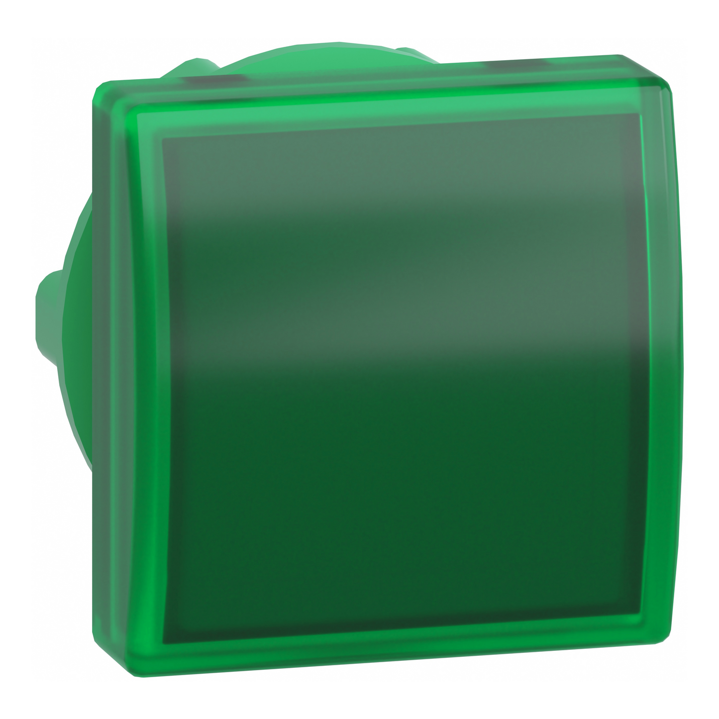 Schneider Electric-ZB5CV033-Harmony tête pour voyant - Ø22 - carré - cabochon lisse vert