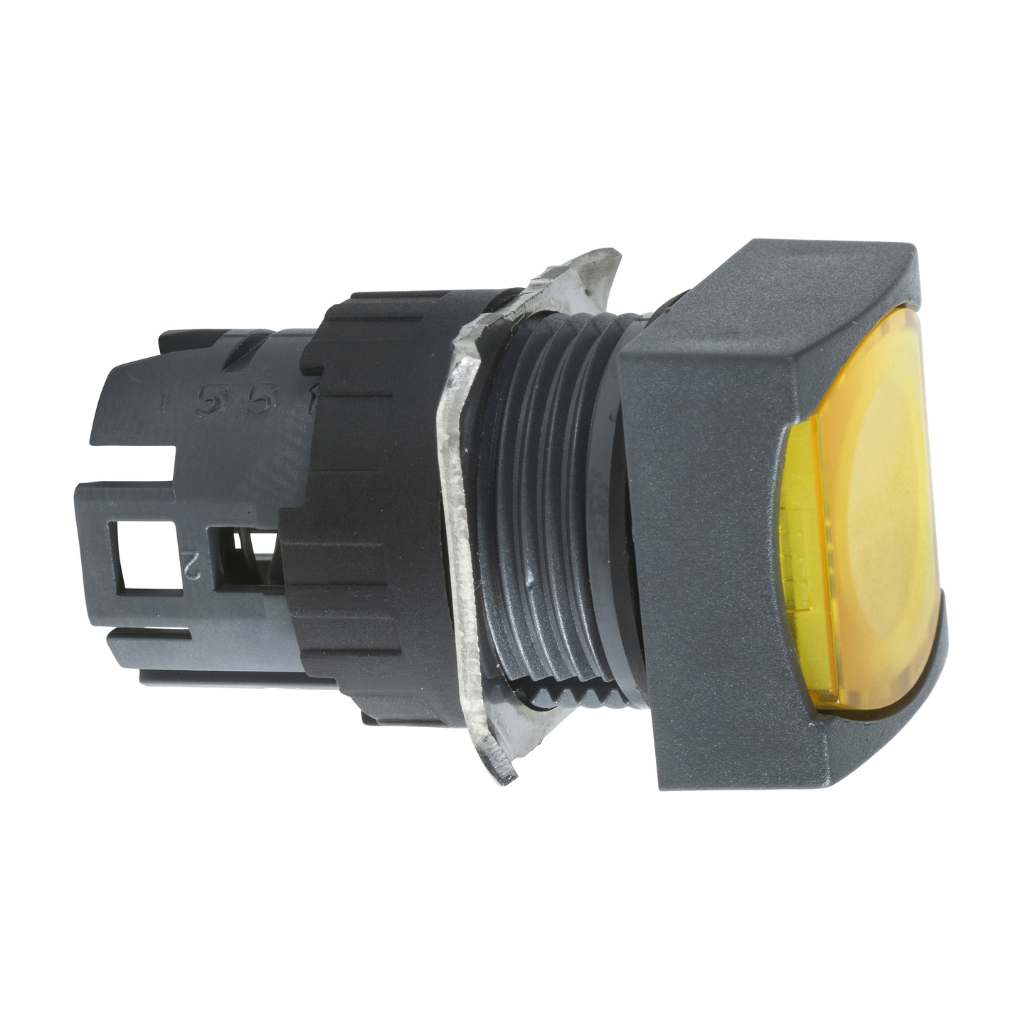Schneider Electric-ZB6CW5-Harmony ZB6 - tête carrée pour bouton-poussoir lumineux - Ø16mm - jaune