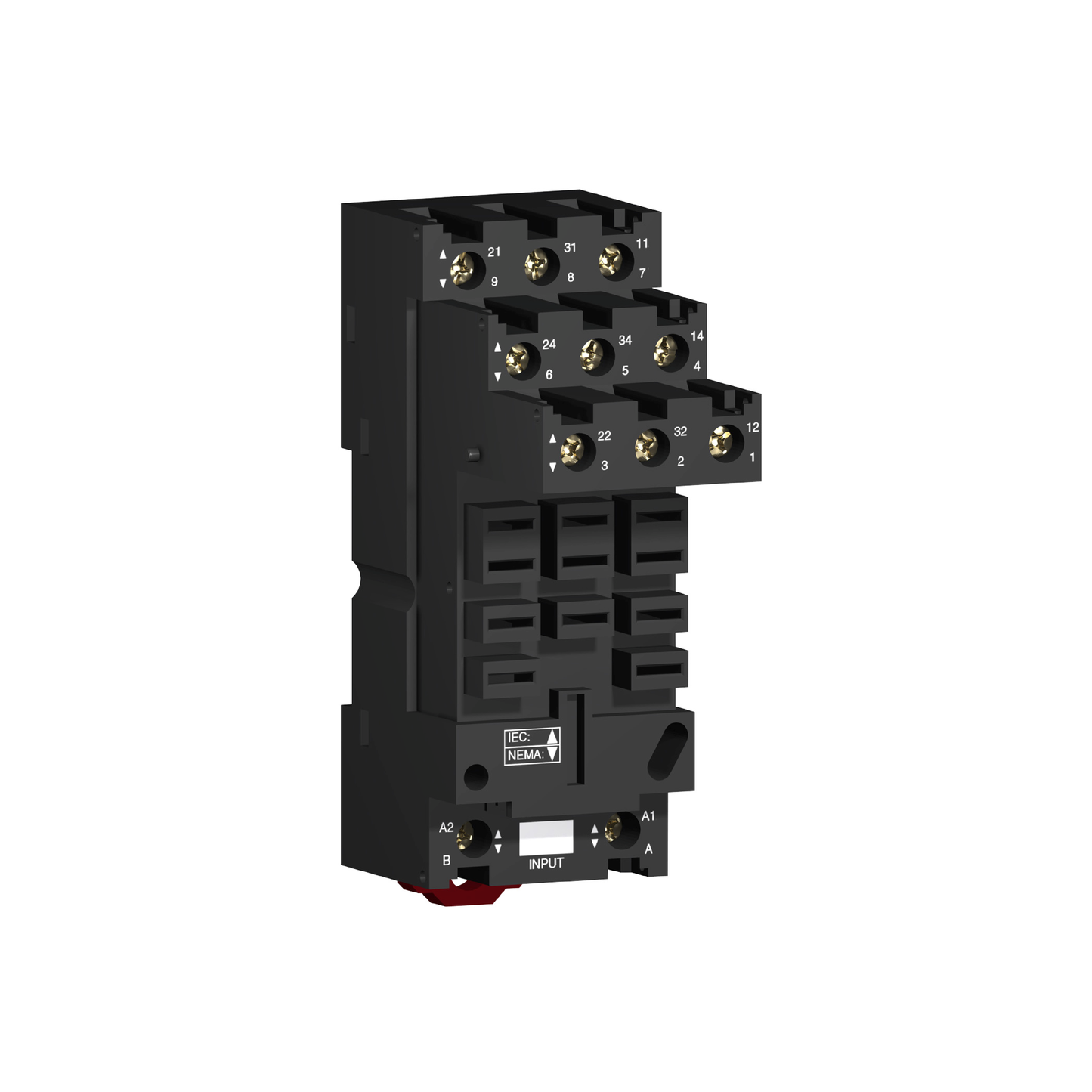 Schneider Electric-RUZSF3M-Harmony Relay RUM - embase pour relais RUMF2/3 - contacts séparés - connecteurs