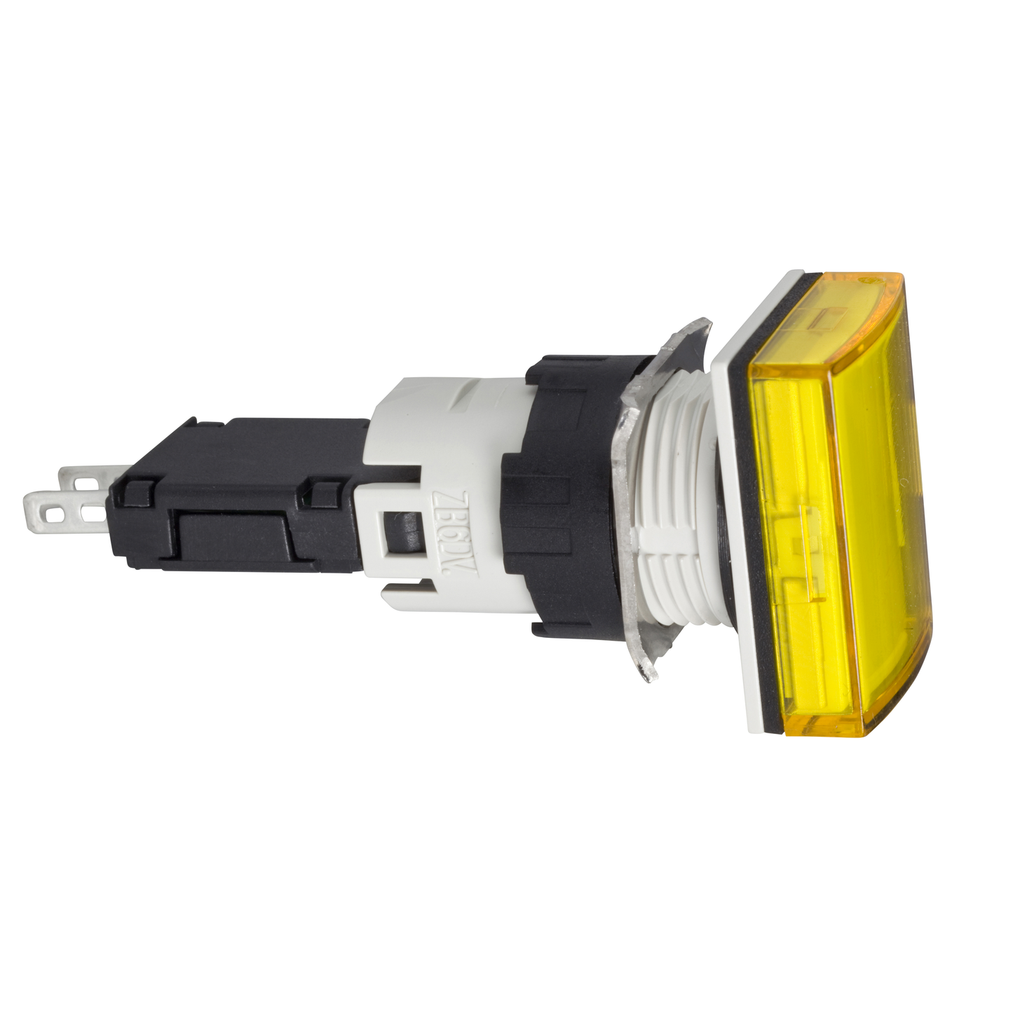 Schneider Electric-XB6DV5BB-Harmony XB6 - voyant rect. - Ø16mm - IP65 - DEL intégrée - 24V - cosses - jaune