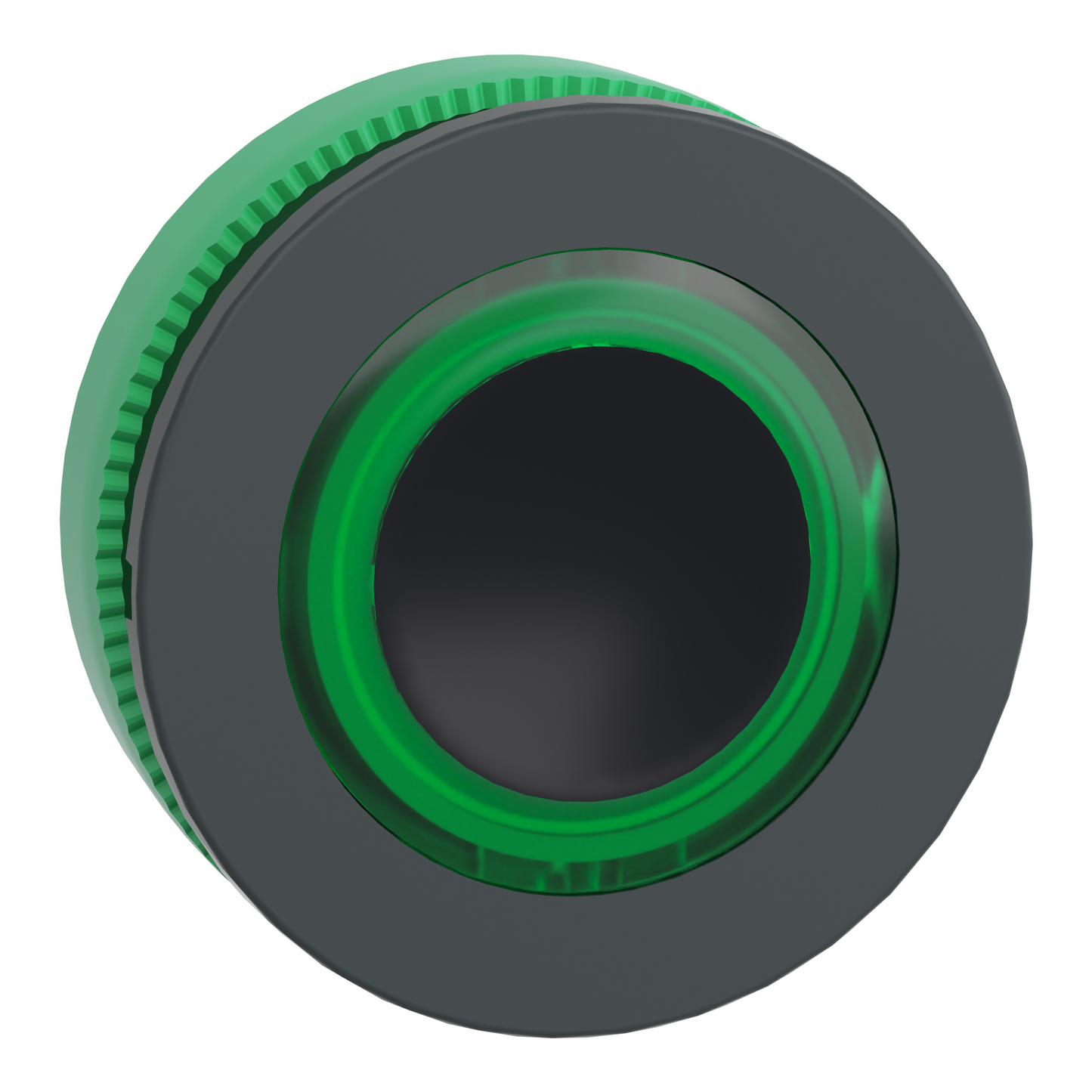 Schneider Electric-ZB5FW933-Harmony XB5 - tête bouton poussoir lum DEL - flush - anneau - vert