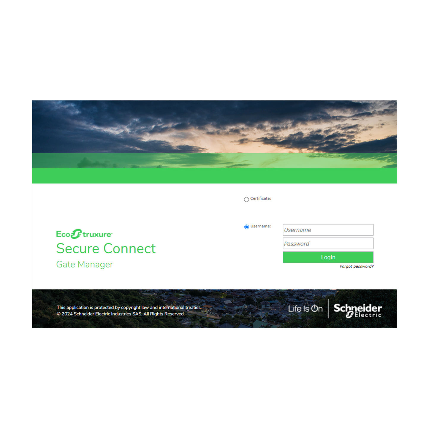 Schneider Electric-VJOCNTLMM-Ecostruxure Secure Connect Advisor licence permanente LinkManager Mobile