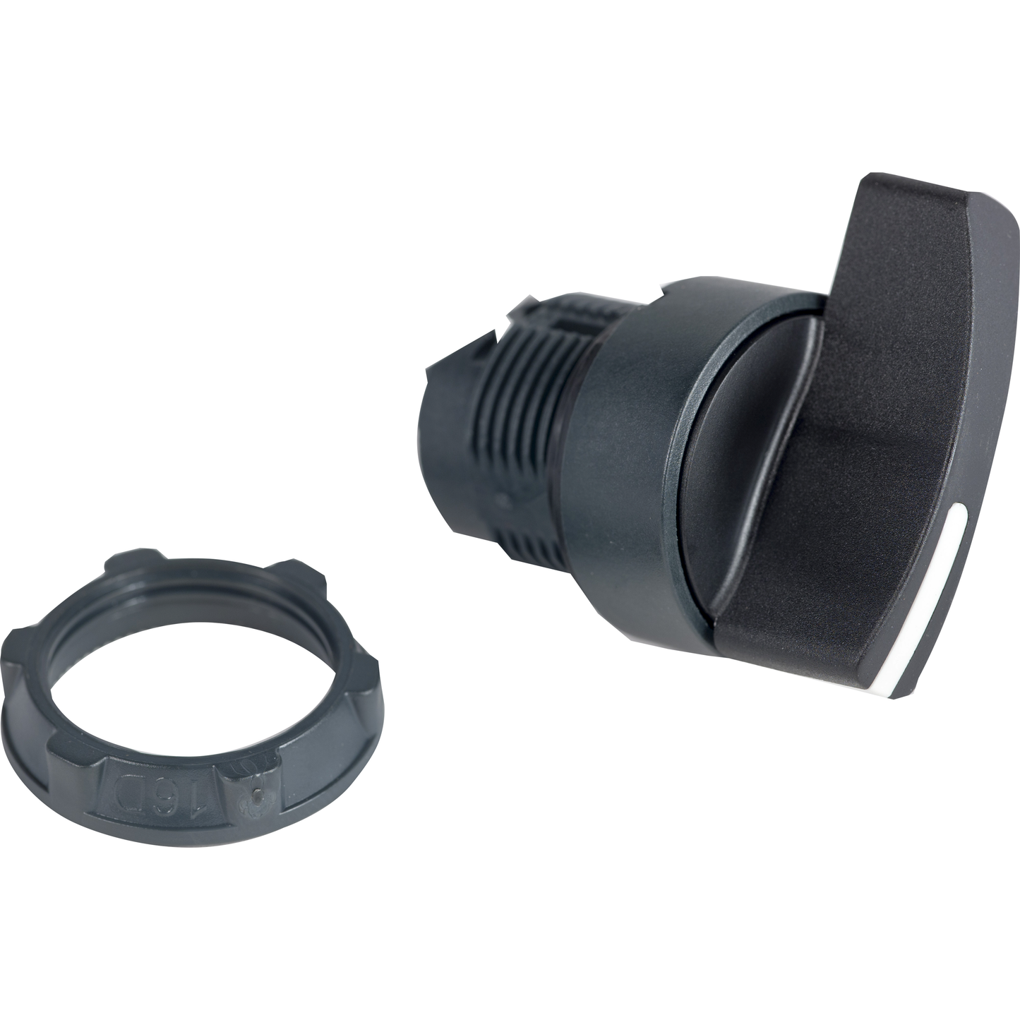 Schneider Electric-ZB5AJ2-Harmony XB5 - tête bouton tournant à crosse - Ø22 - 2 pos fix - noir