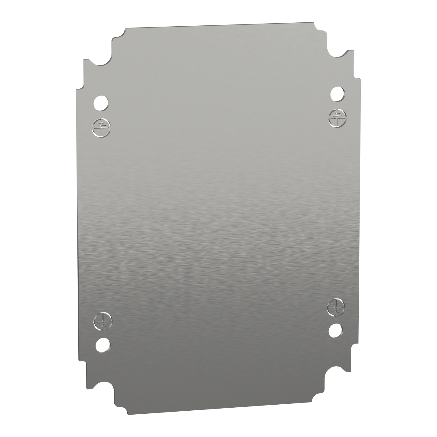Schneider Electric-NSYMM2520-PanelSeT - Thalassa - châssis plein - acier galva. - pour coffret H=250xL=200mm