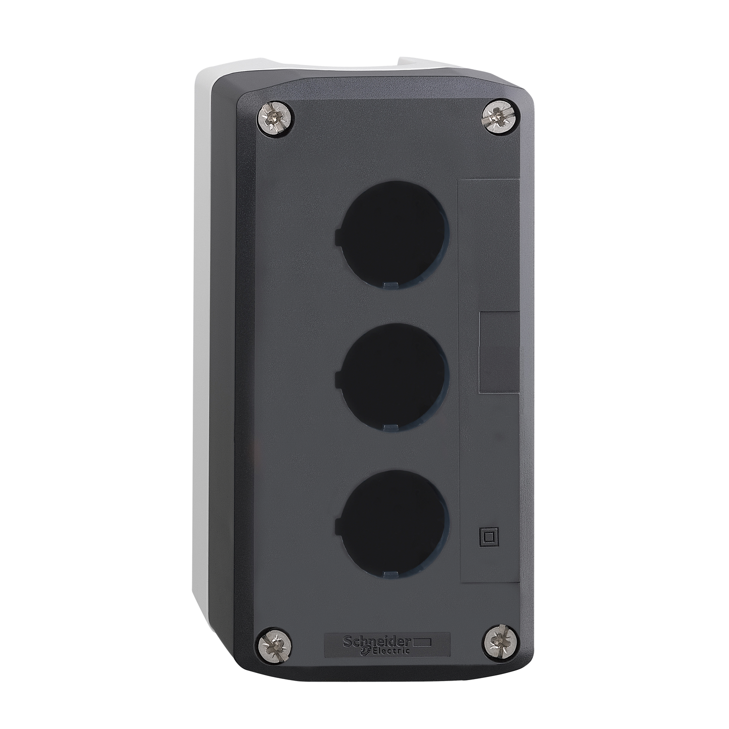 Schneider Electric-XALD03CUST01-Harmony - box - XALD - 3 holes printed - poste de commande