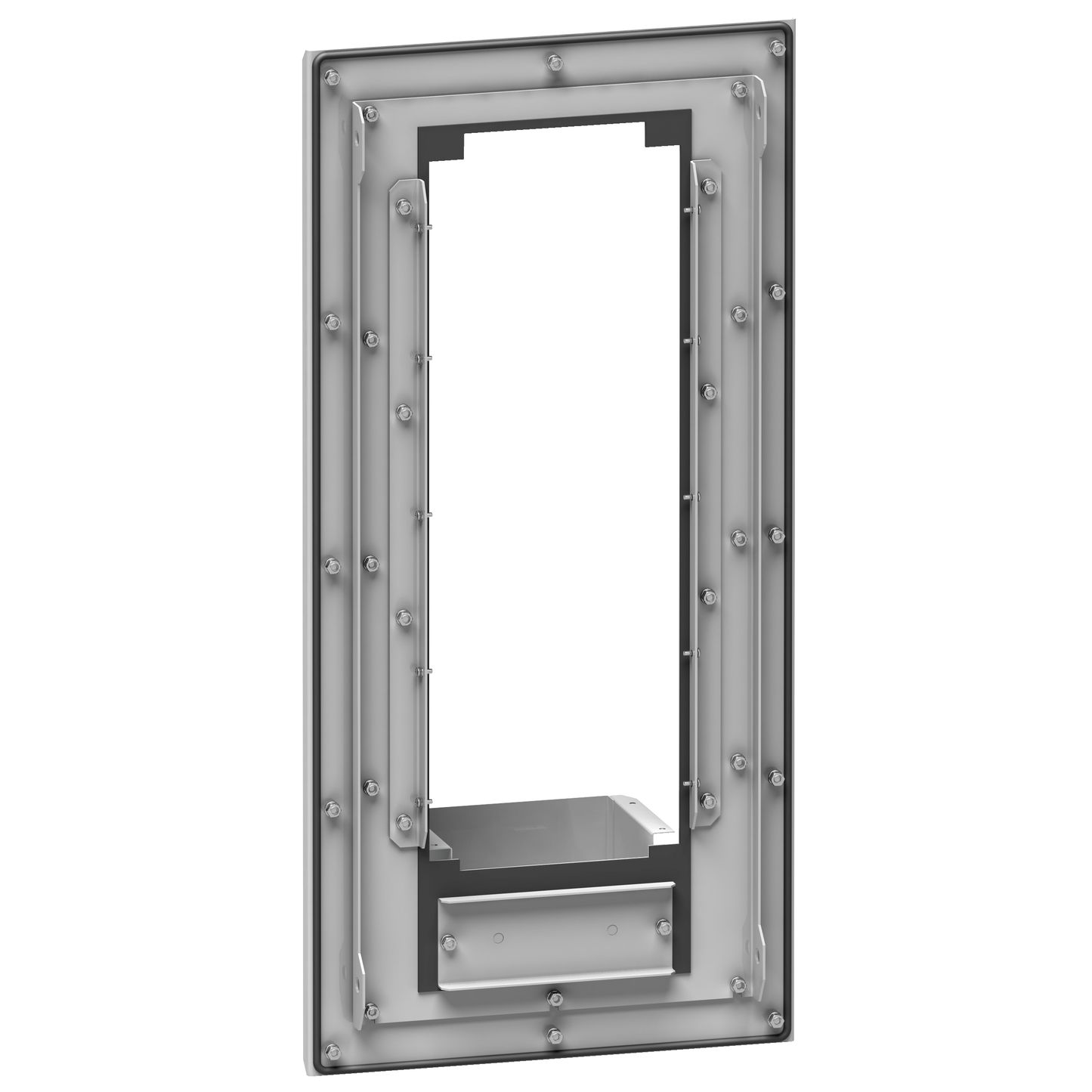 Schneider Electric-NSYPTDS5-PanelSeT Accessoires - Kit de mont. travers. - pr var. ATV Process - taille5