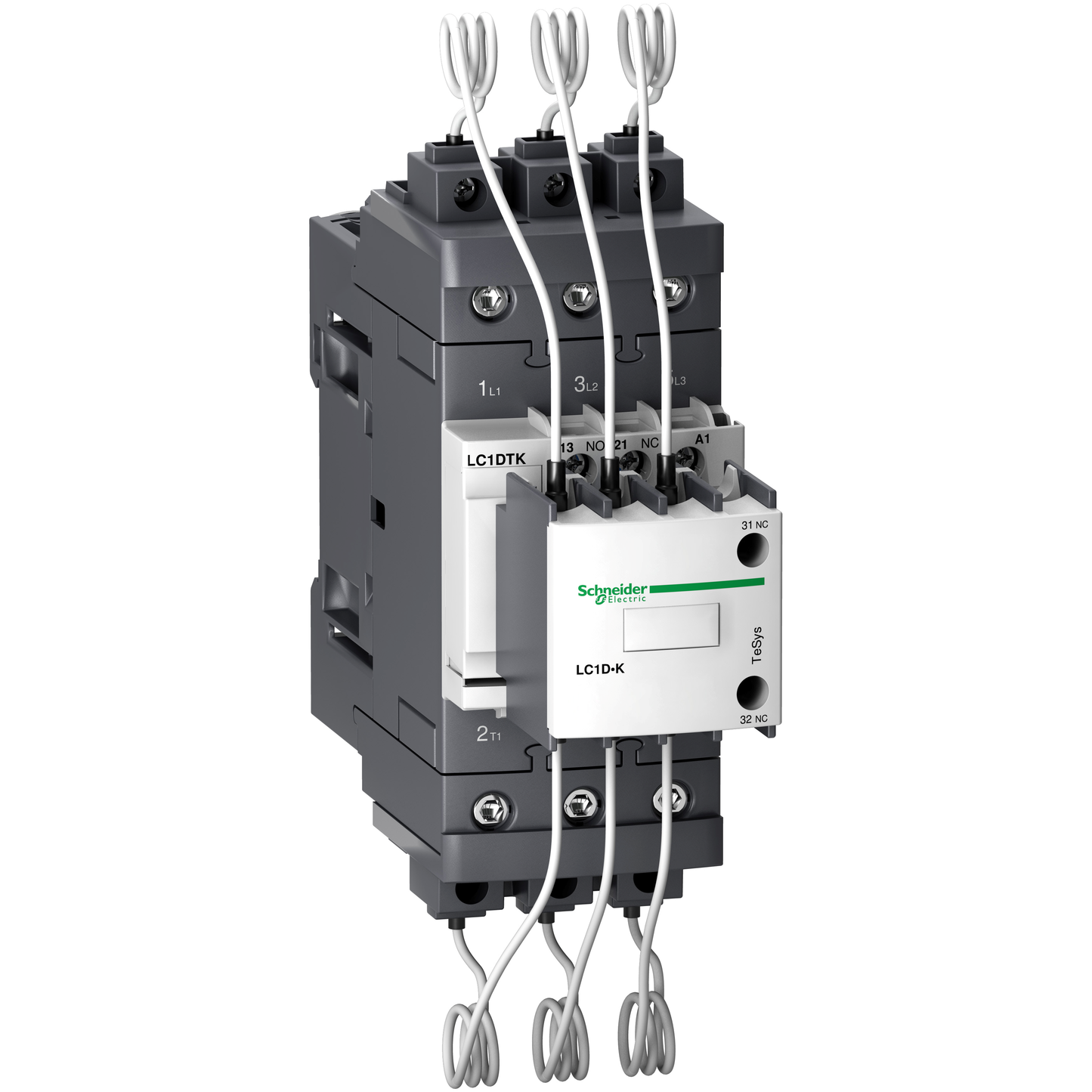 Schneider Electric-LC1DTKM7-TeSys D - Contacteur 40kvar bob 220 v 50/60hz
