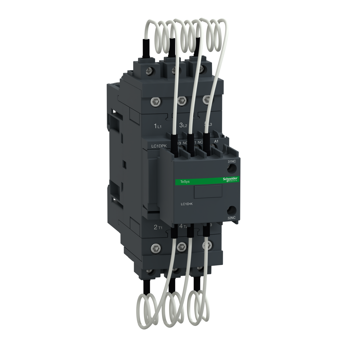 Schneider Electric-LC1DPKF7-TeSys D - Contacteur 30kvar bob 110 v 50/60hz