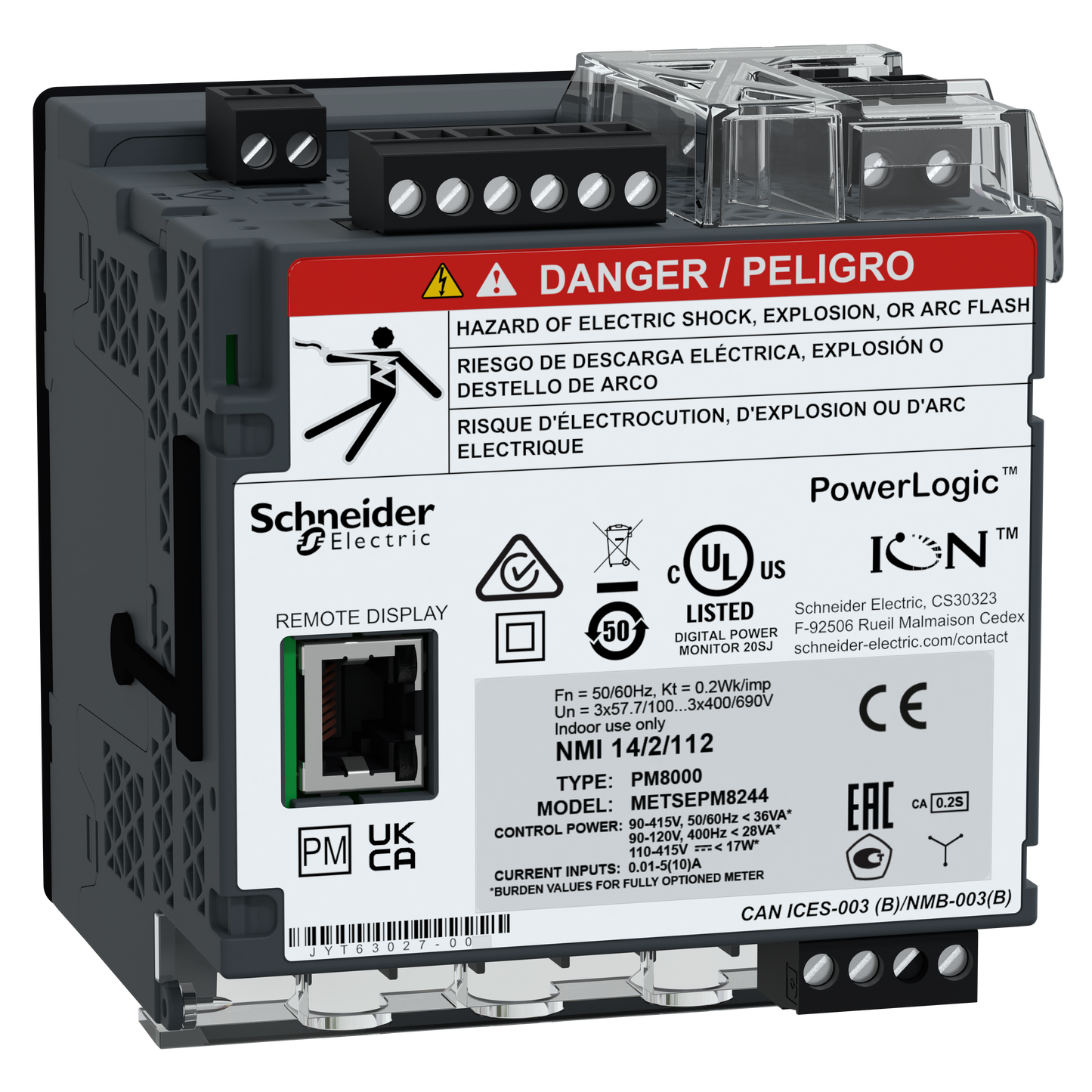 Schneider Electric-METSEPM8244-Centrale de mesure PM8244