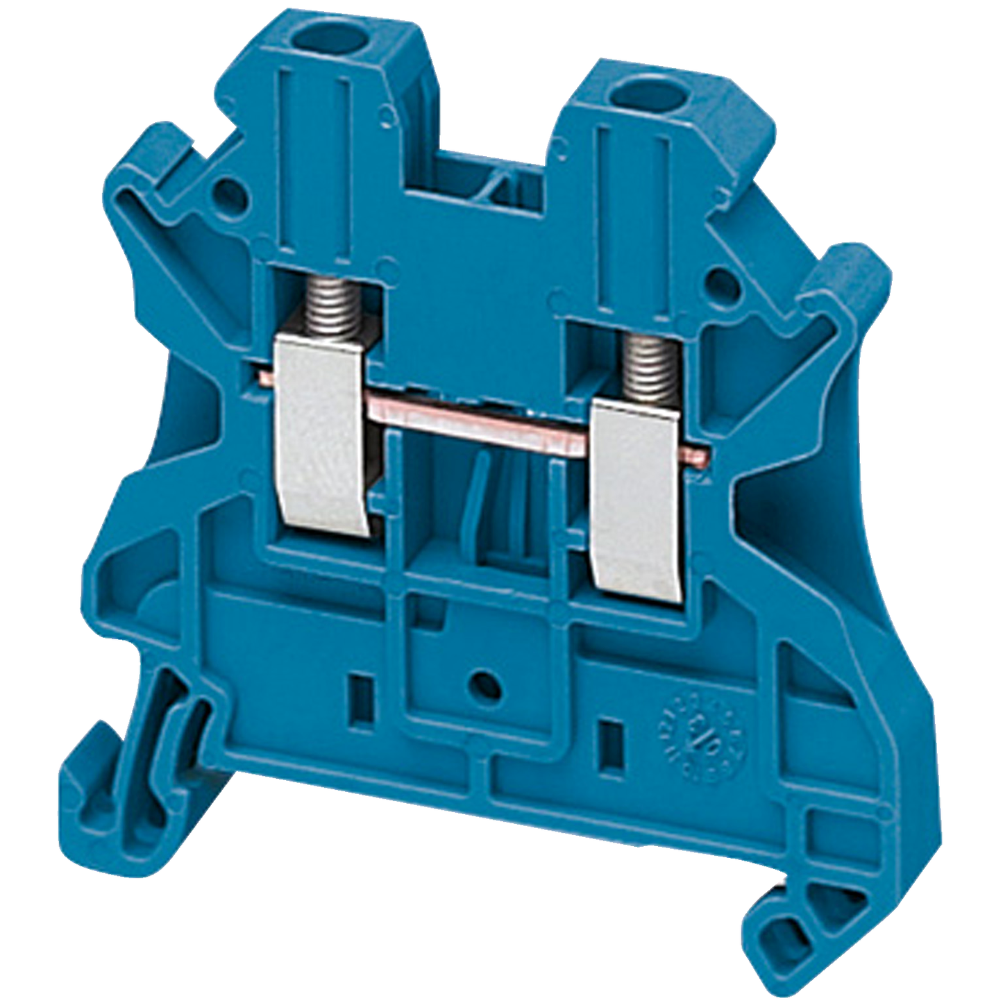 Schneider Electric-NSYTRV22BL-Borne à vis - passant - 2 points - 2,5mm² - bleu