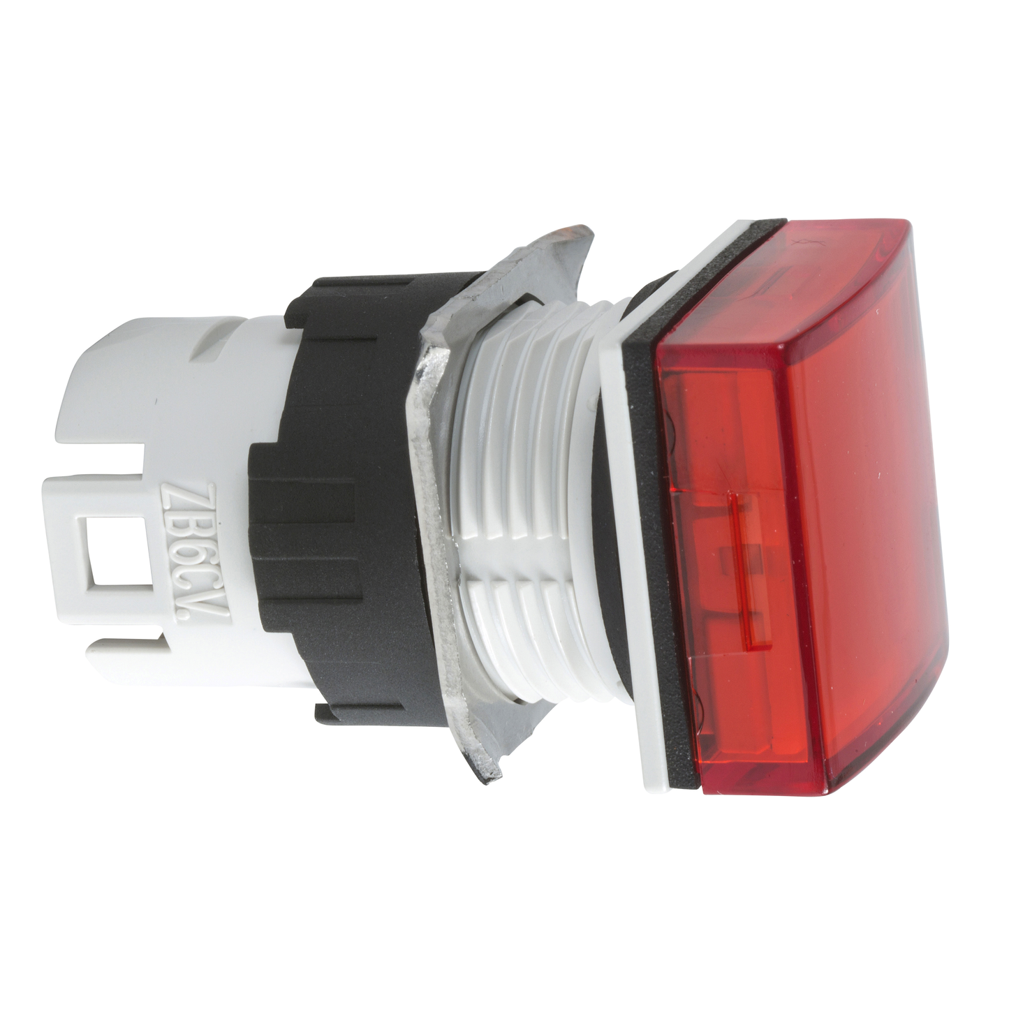 Schneider Electric-ZB6CV4-Harmony ZB6 - tête carrée pour voyant - Ø16mm - cabochon lisse - rouge