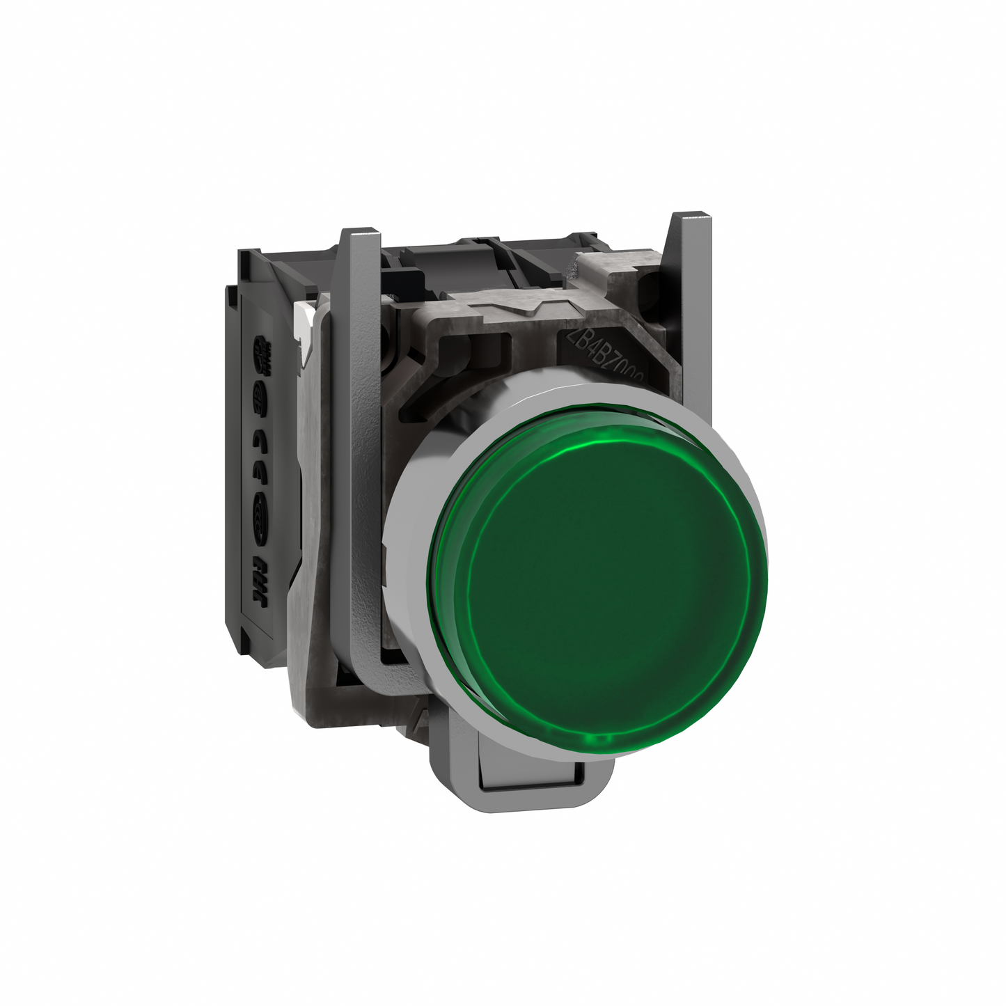 Schneider Electric-XB4BW13B5-Harmony - Bouton poussour lumineux, depassant, ver