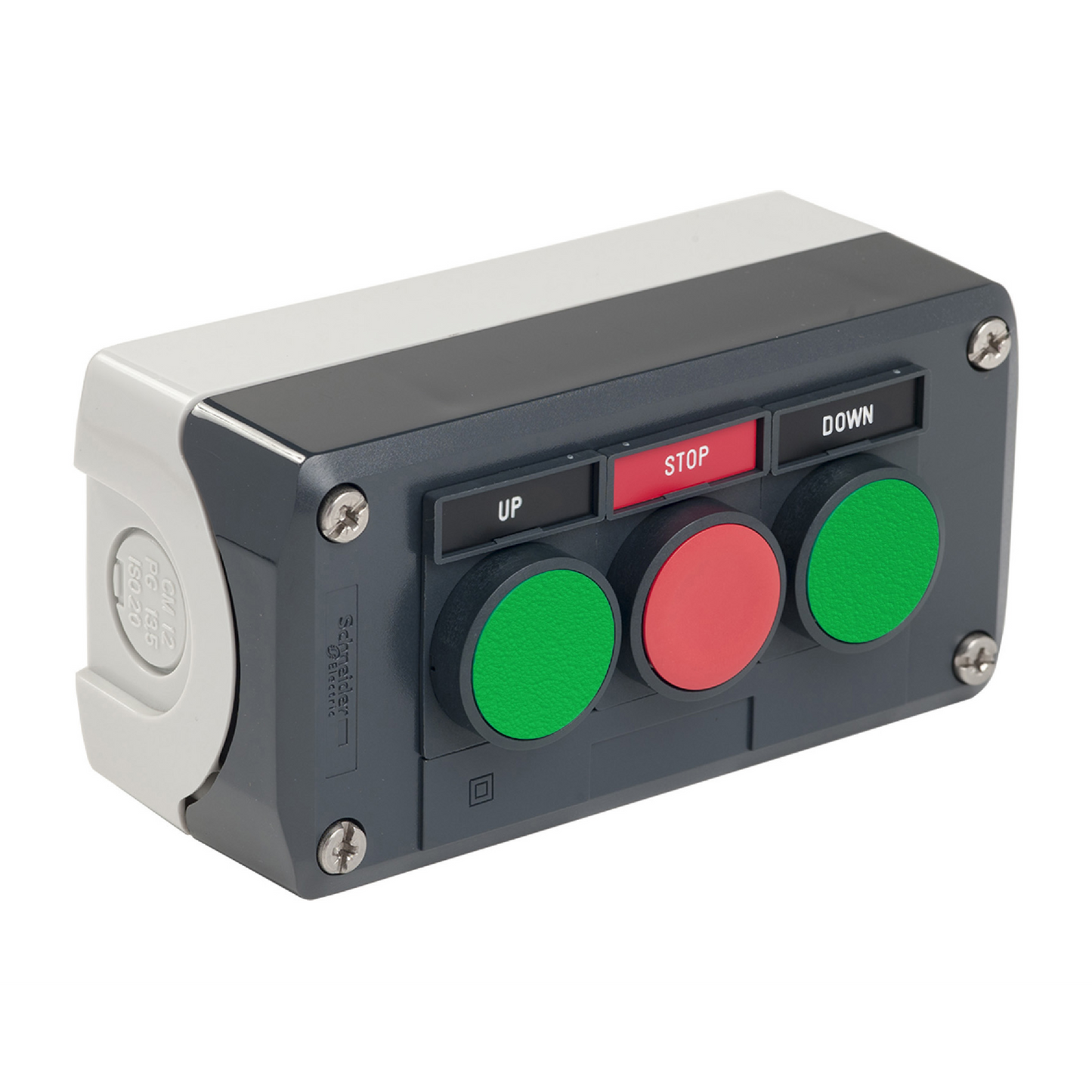 Schneider Electric-XALD321H29H7-Harmony - Boite a boutons xald trois fonctions 1 o plus 2 f spec h7