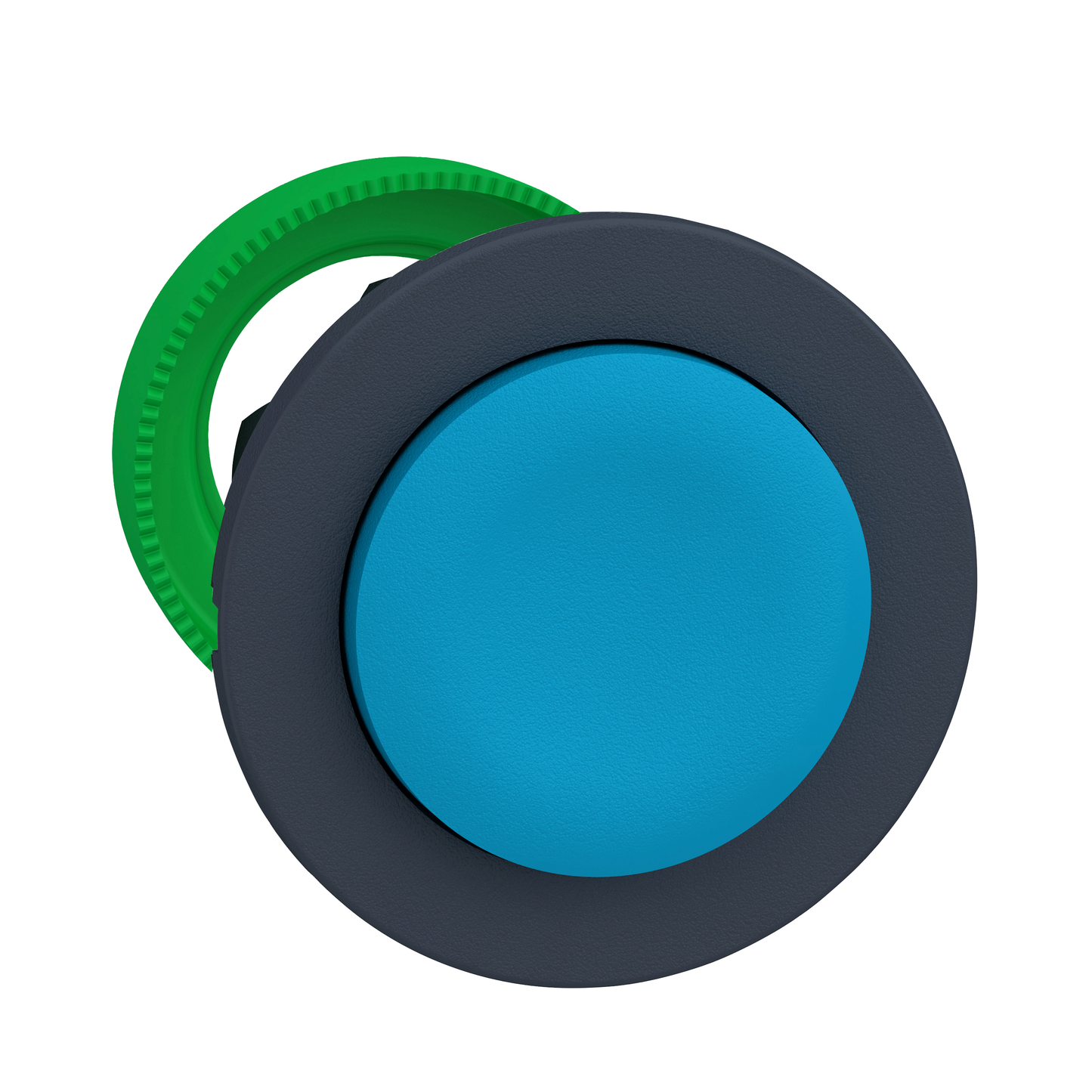 Schneider Electric-ZB5FL6-Harmony XB5 - tête bouton poussoir à impulsion - flush - dépassant - bleu